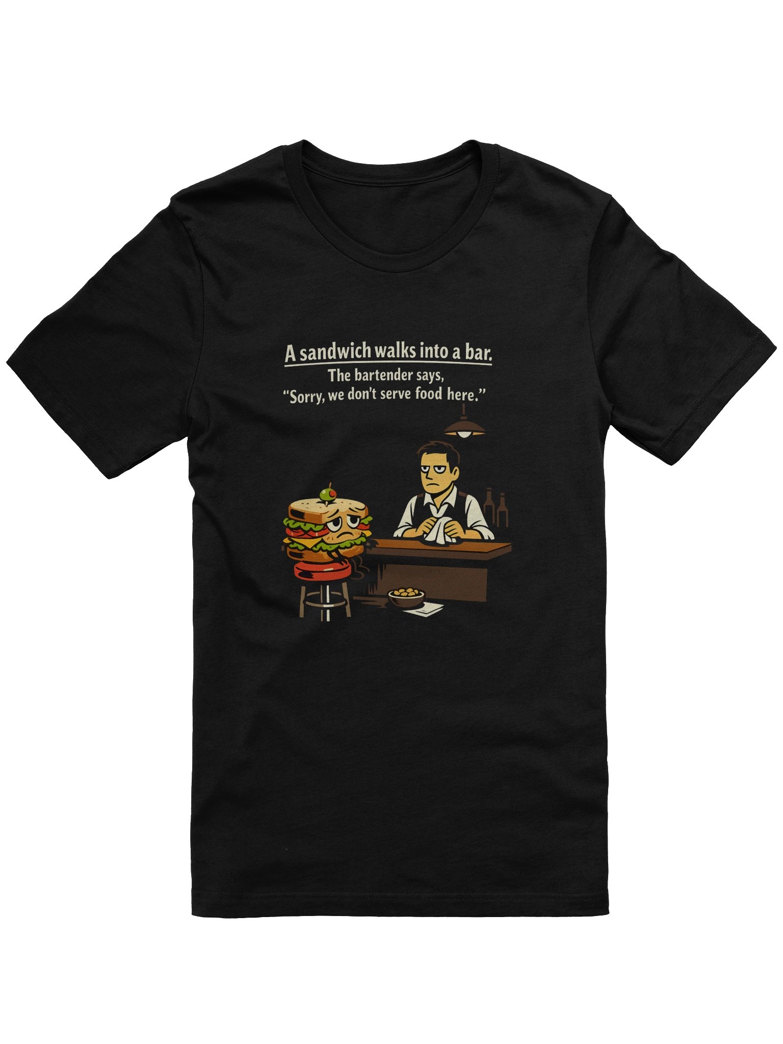 Sad Sandwich Comedy T-Shirt product image (1)