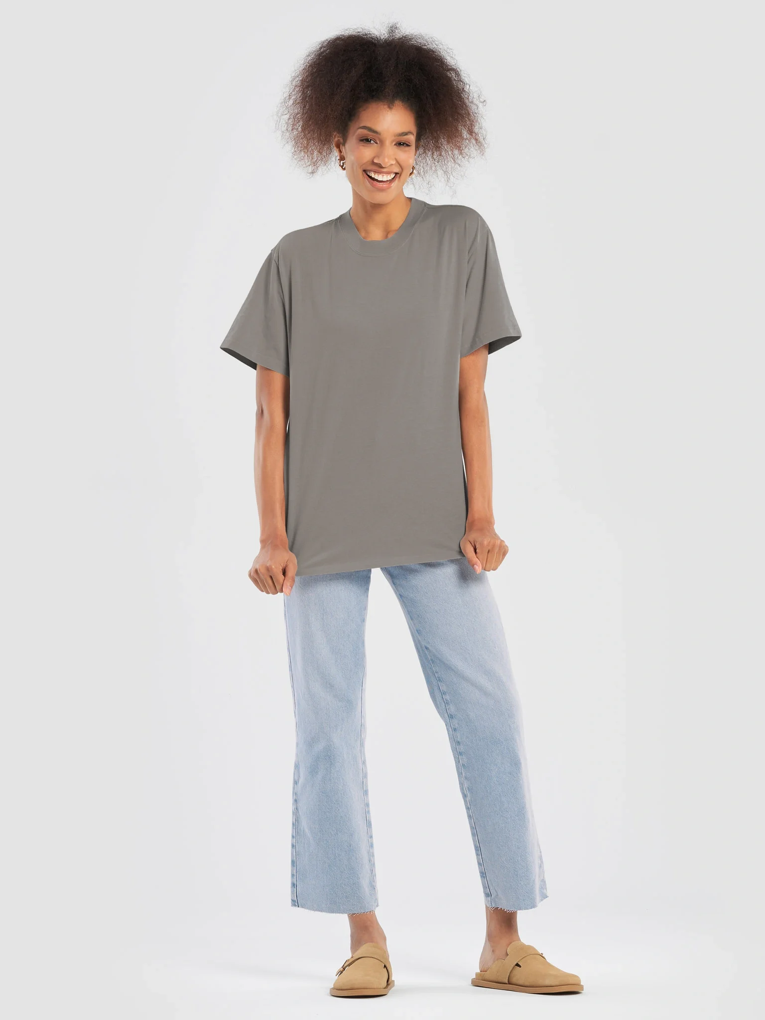 His House Unisex Oversize Faded Tee by His House