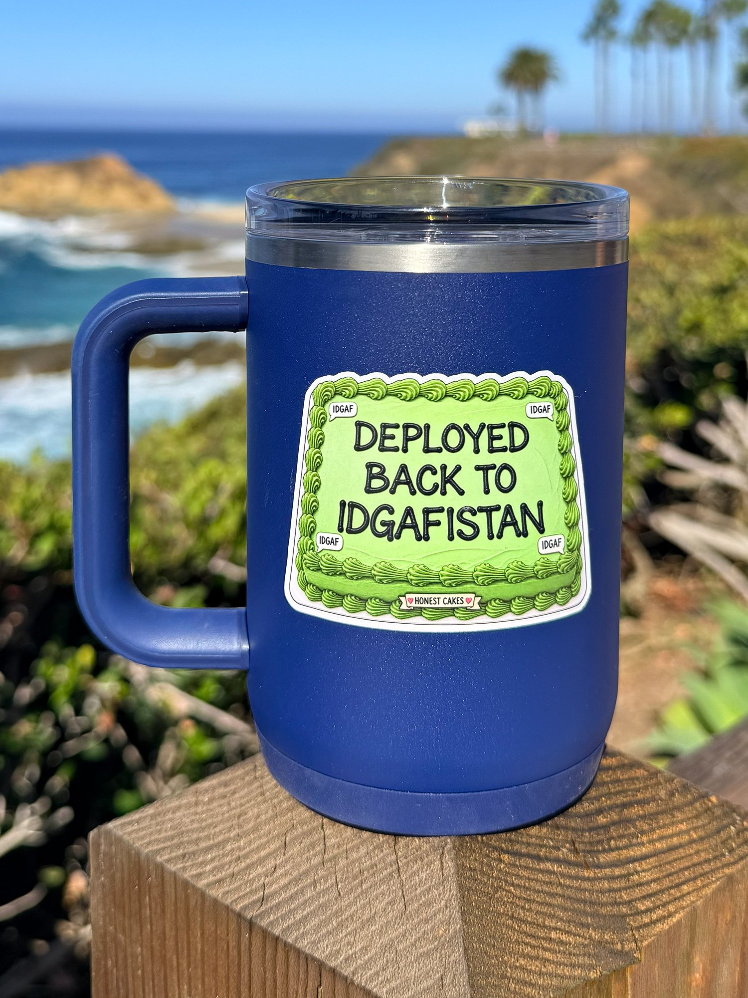 VINYL STICKER: Deployed Back To IDGAF-ISTAN - FREE SHIPPING product image (2)