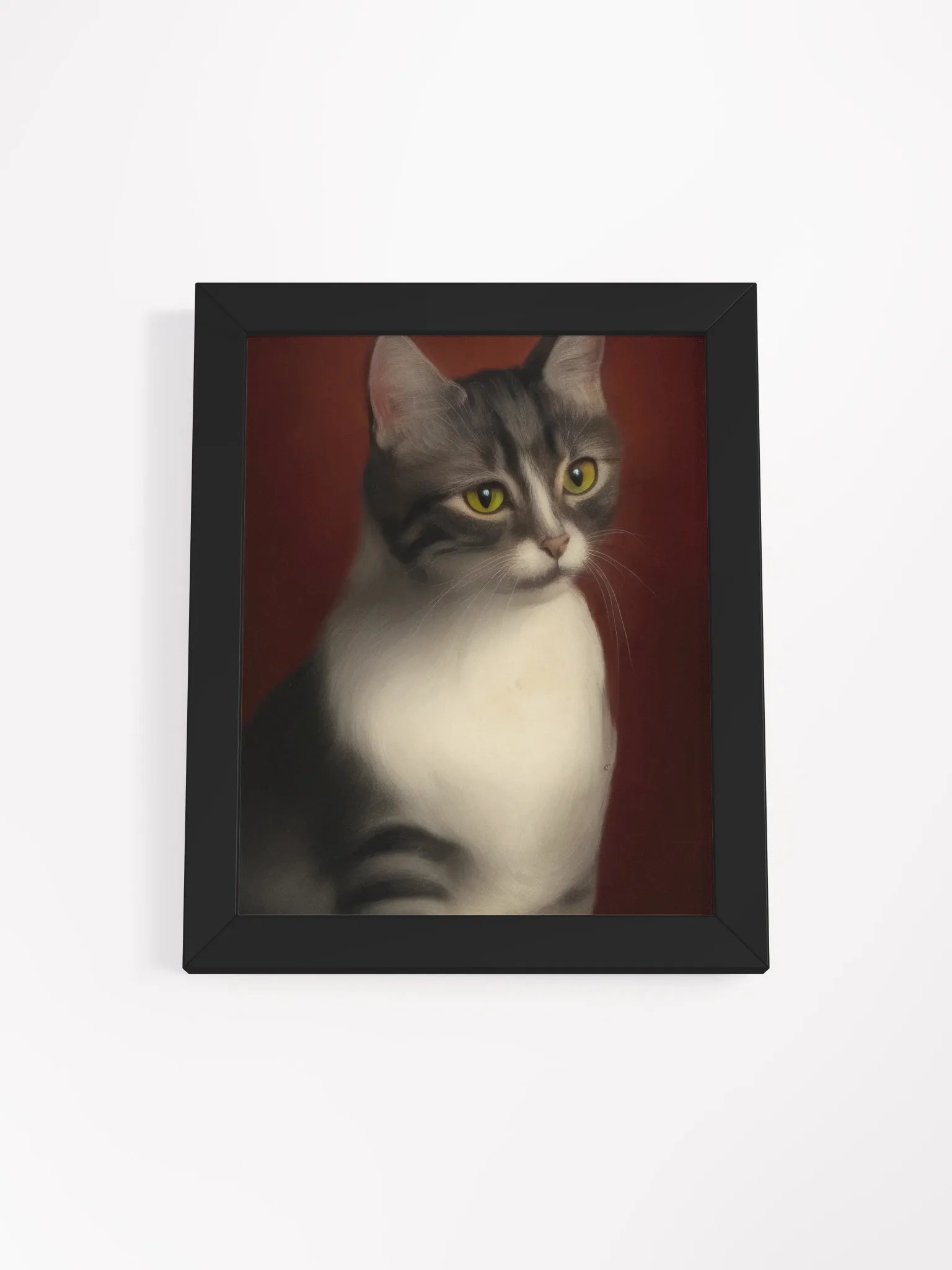 Cat Portrait Framed Matte Artprint product image (1)