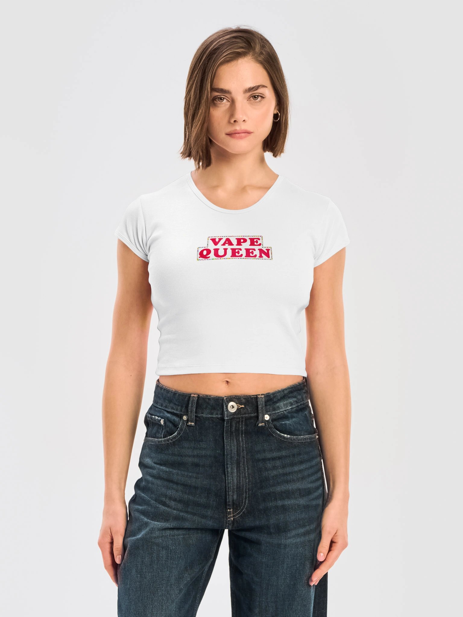 Charli D’Amelio Vape Queen Baby Tee product image (1)