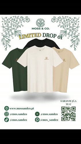 Elevamos o streetwear essencial com a nossa primeira edição limitada. T-shirts com acabamento premium e o logótipo oficial bo...