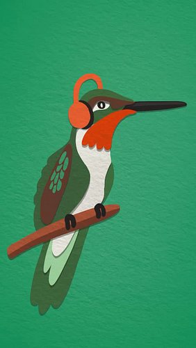 Animals with headphones part 2: Hummingbird

#illustration #graphicdesign #branddesign #bendoregon #designstudio