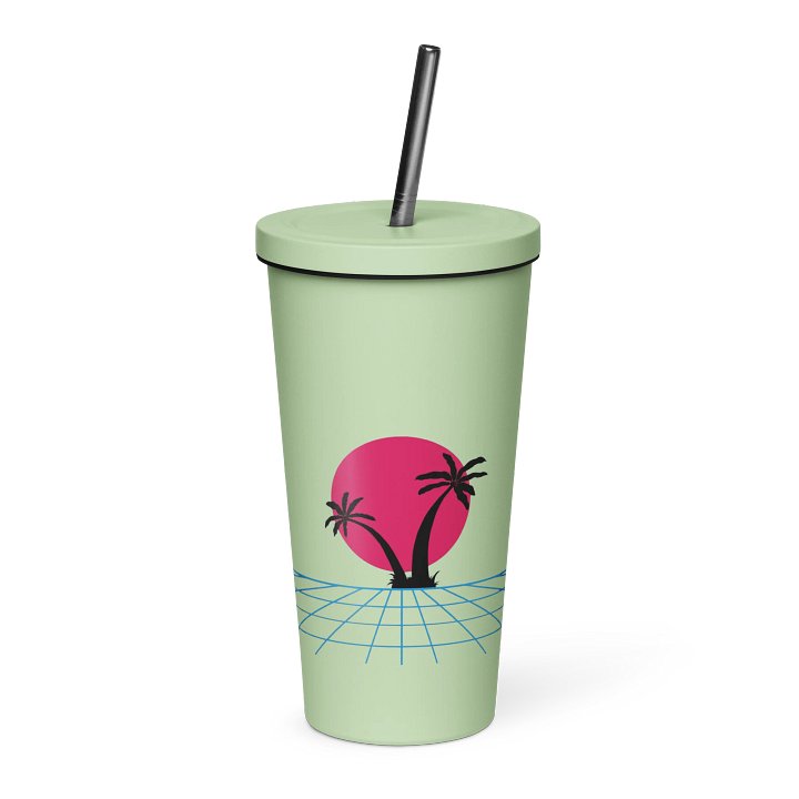 Vaporwave Sunset Insulated Tumbler product image (1)