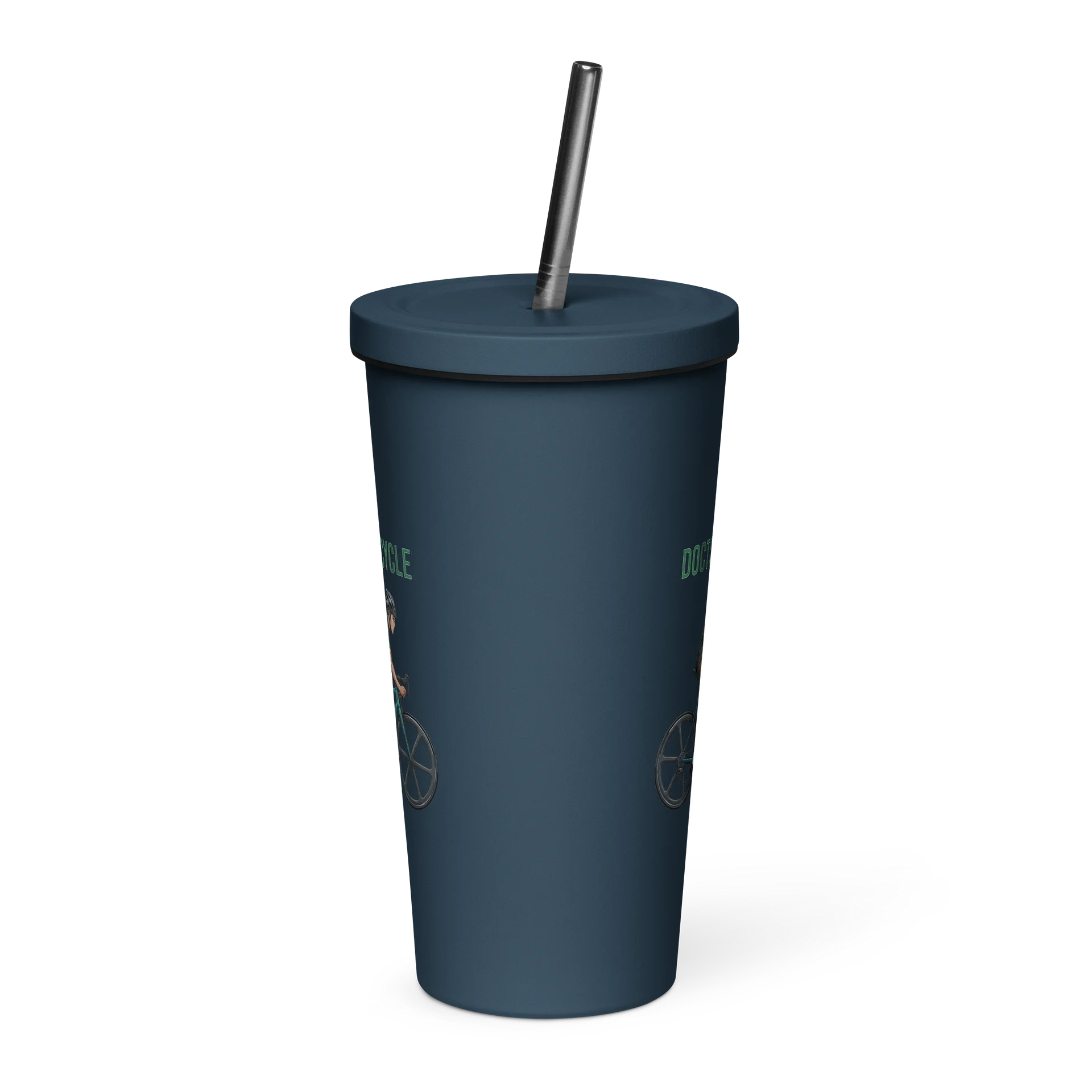 Doctor Athlete Tumbler with Straw | Ladies Cycling Edition product image (2)