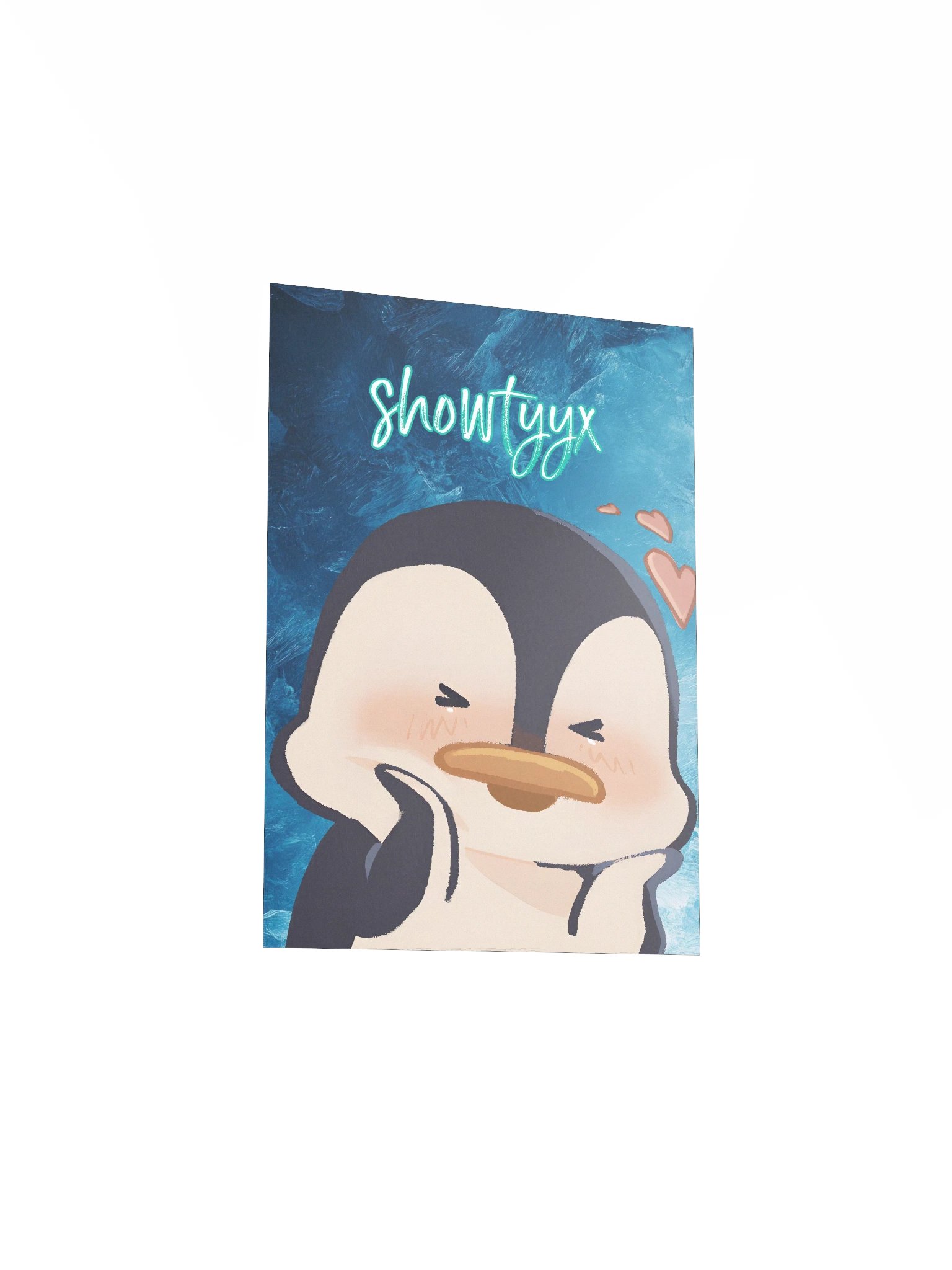 Blushy Penguin Enhanced Matte Paper Poster product image (3)
