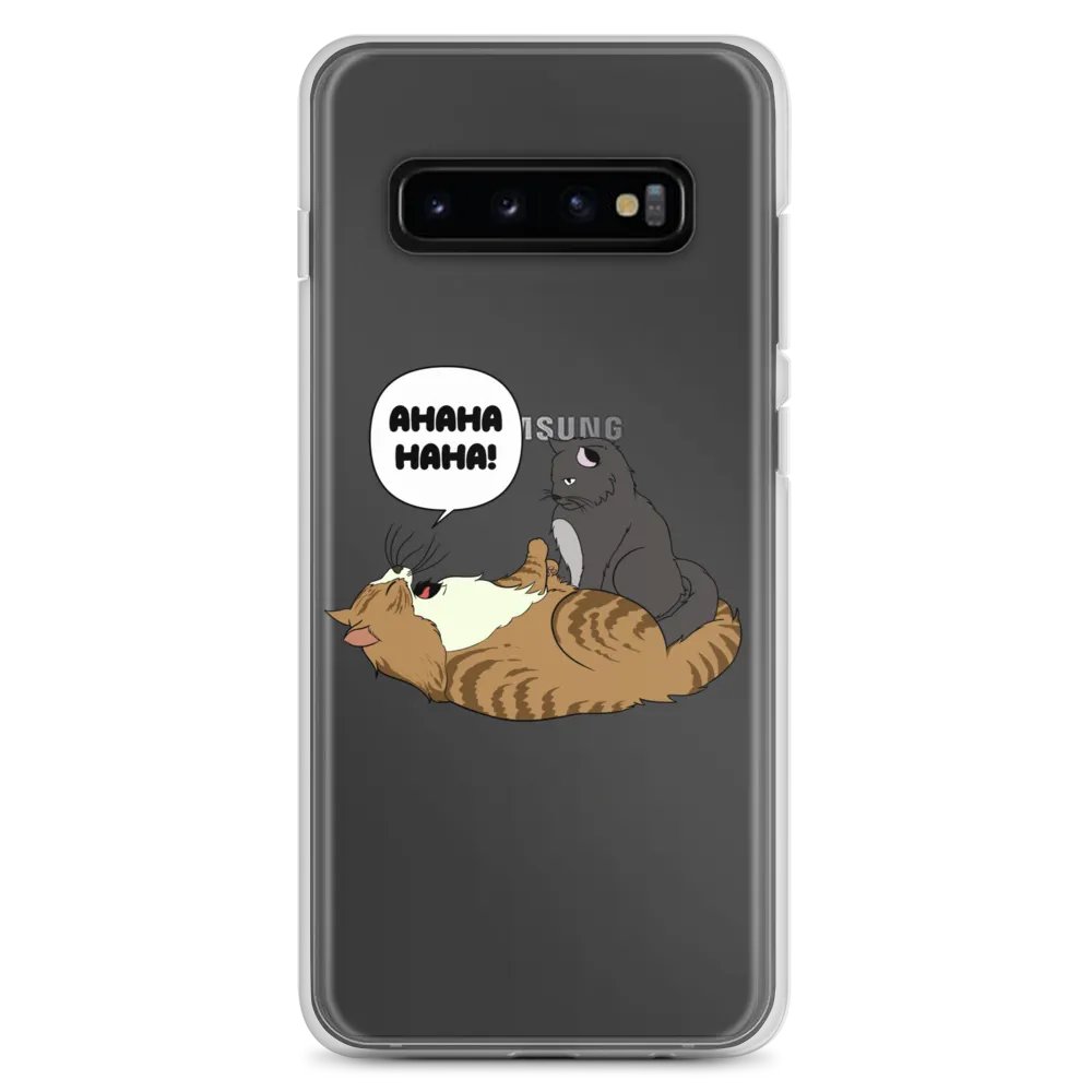 AHAHA Cat - Samsung Phone Case product image (2)