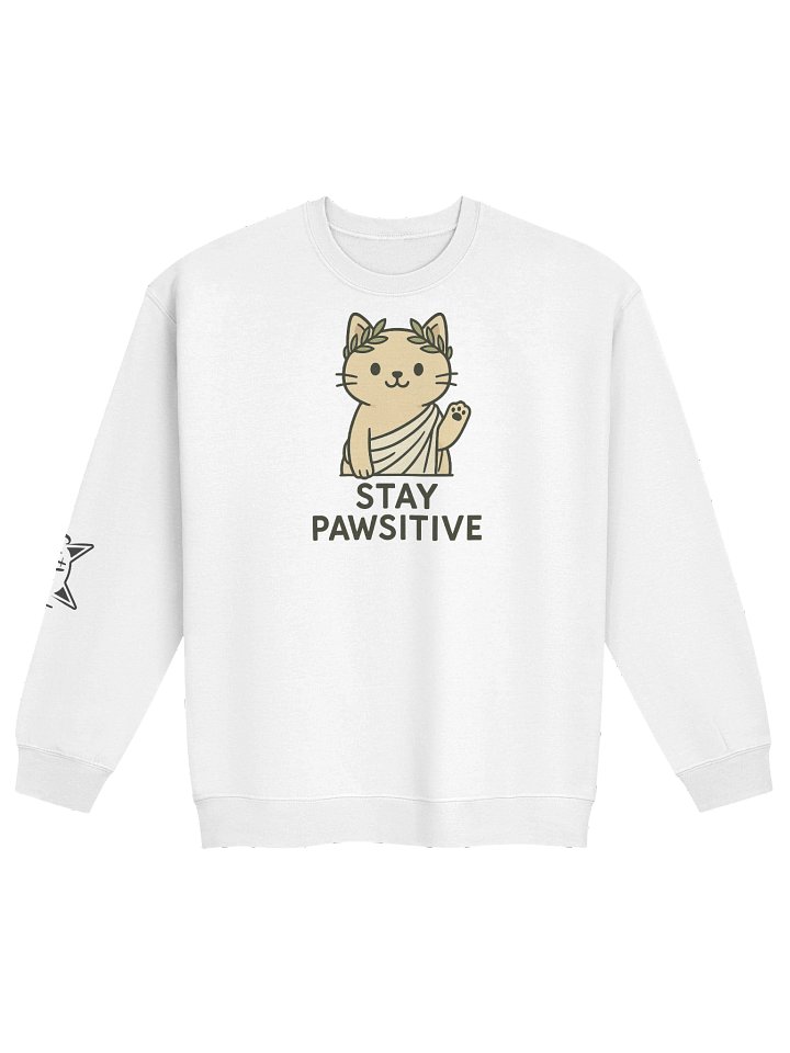 STAY PAWSITIVE CREWNECK product image (2)