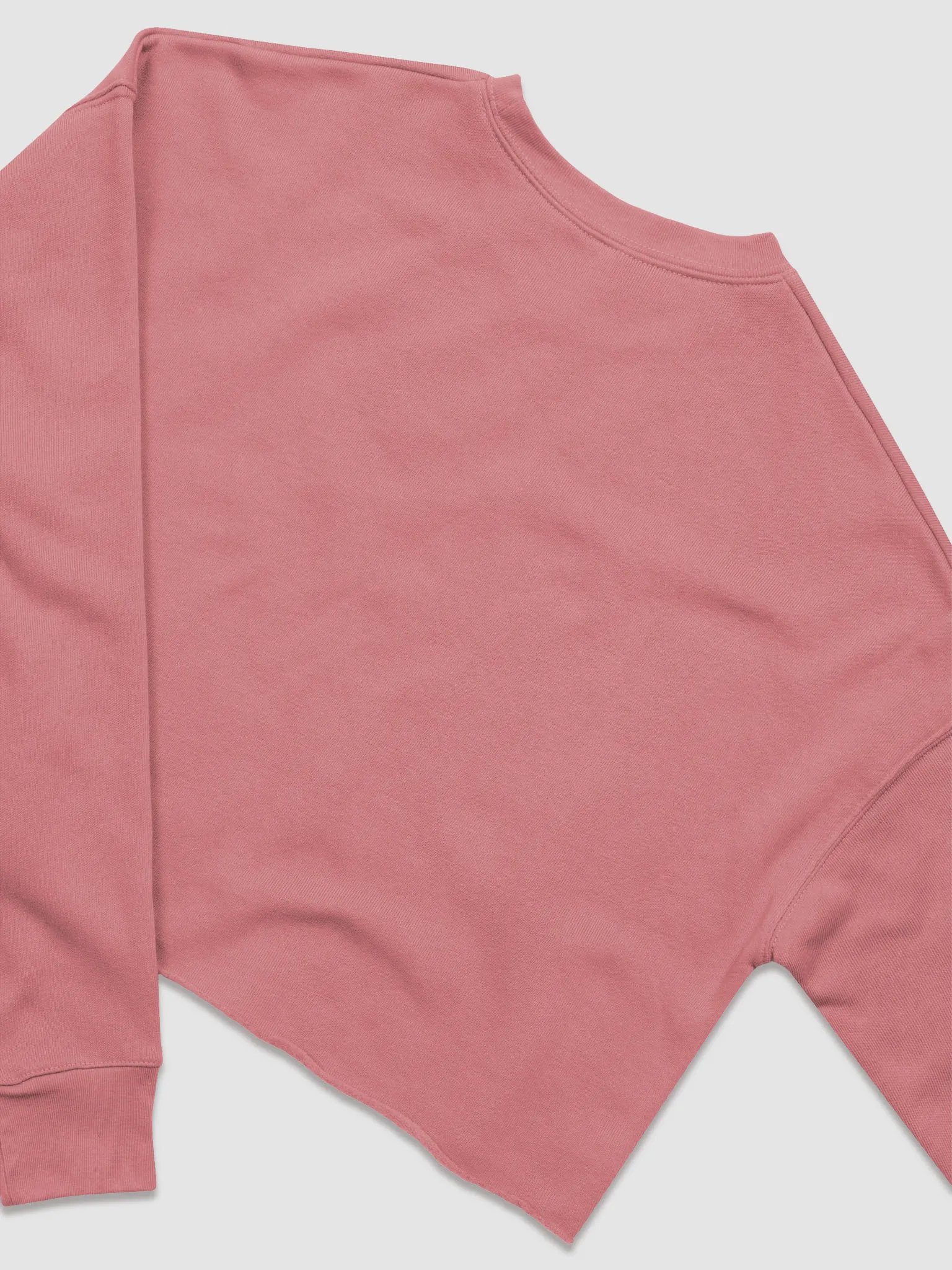 Columbia Road Market Midweight Fleece Crop Sweatshirt (Mauve) product image (4)