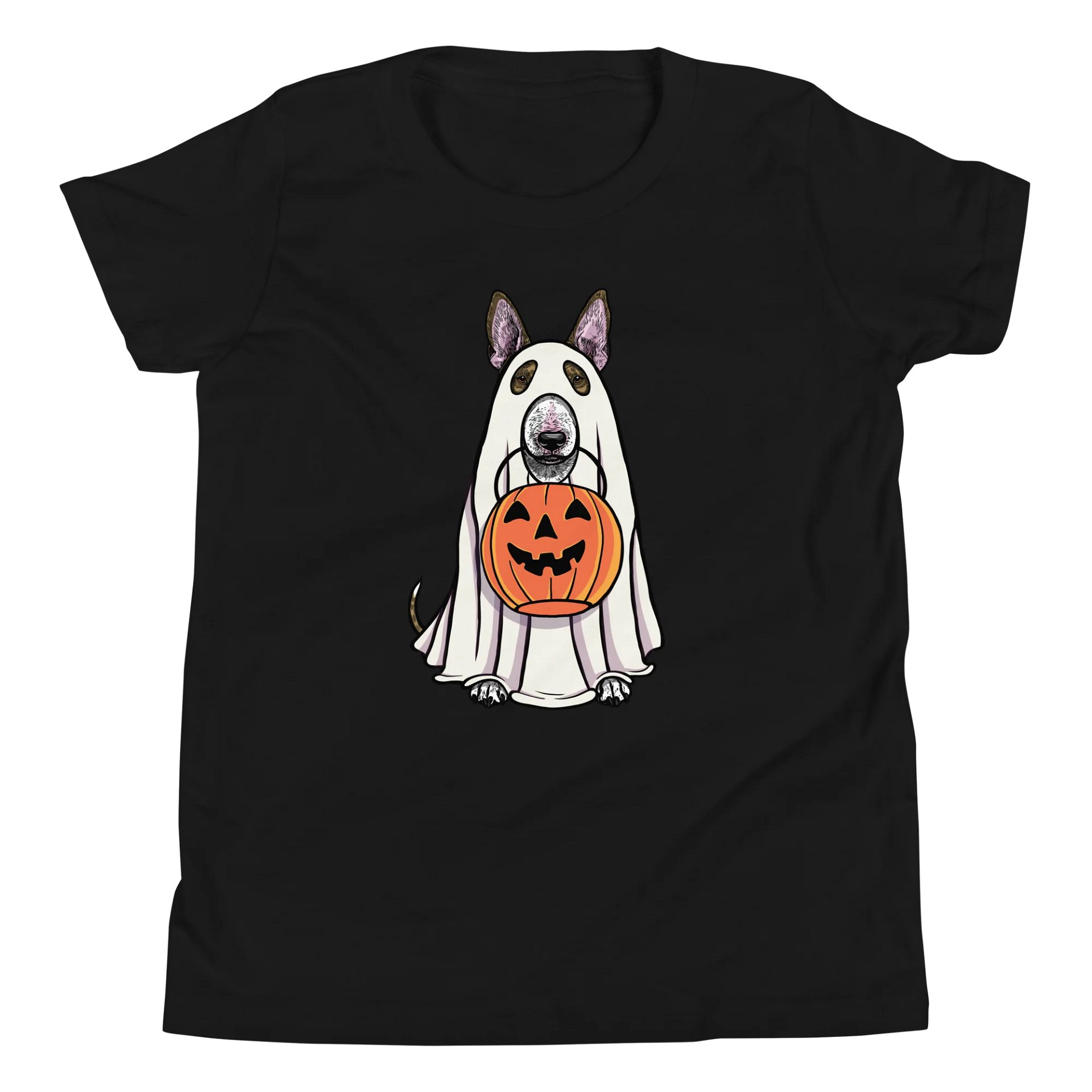Halloween English Bull Terrier(Brindle) Youth T-Shirt product image (5)