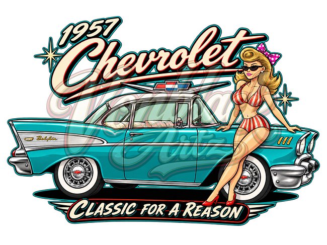 1957 Chevrolet – Classic Pin-Up Collection
