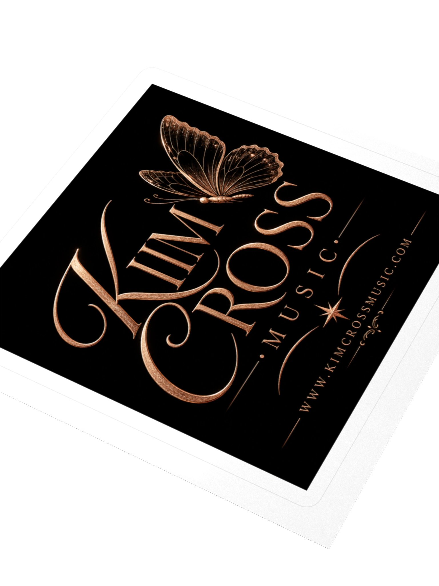 Kim Cross Music Butterfly Sticker product image (7)