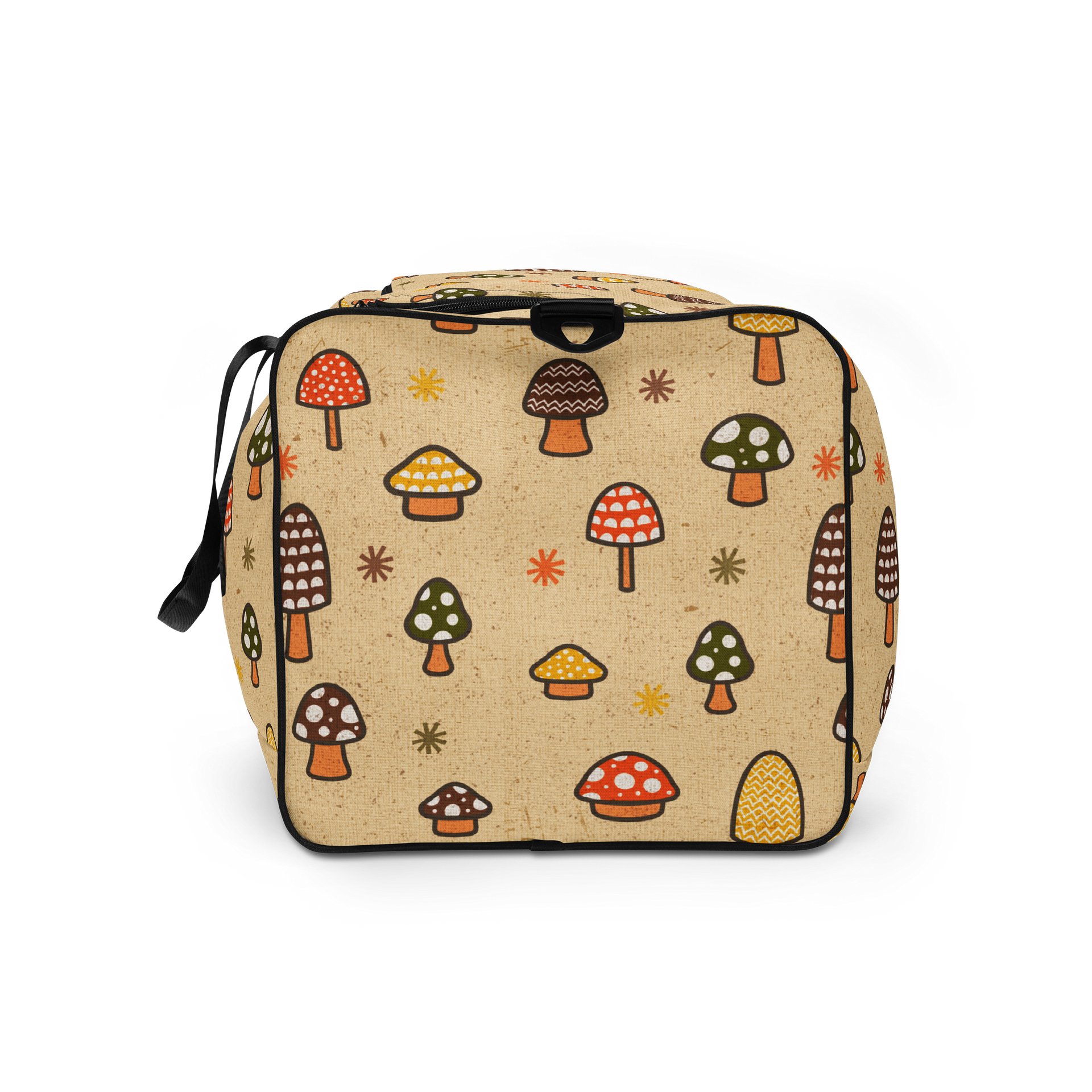 1970s Retro Mushrooms Duffel Bag product image (9)