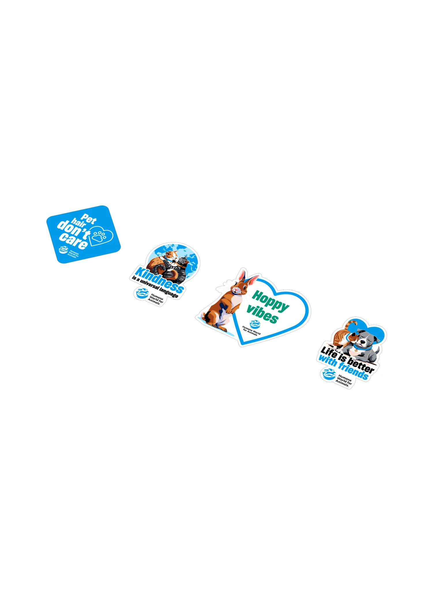 Companion animals stickers – Set of 4 product image (6)