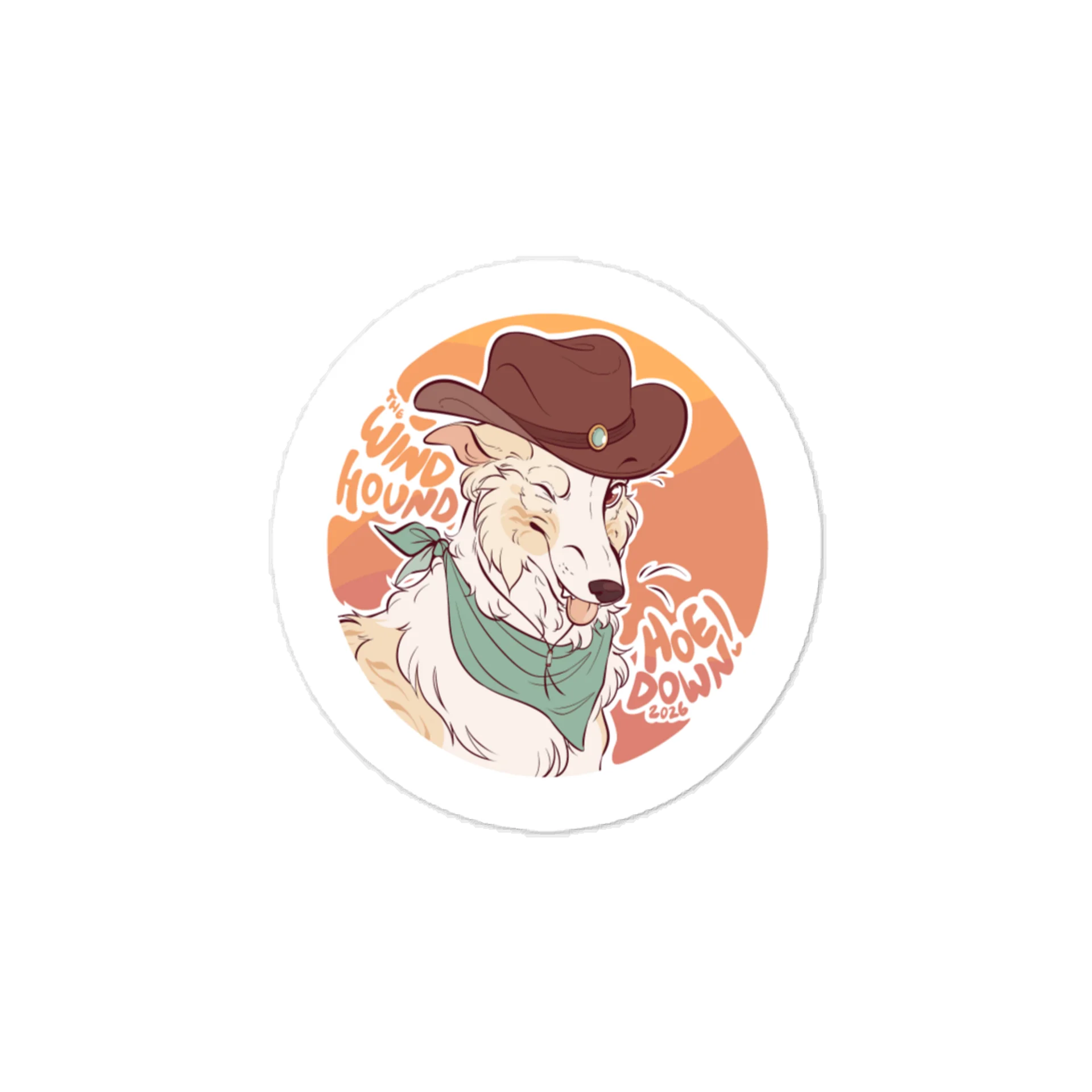Winky Sundance - Orange - Sticker product image (1)