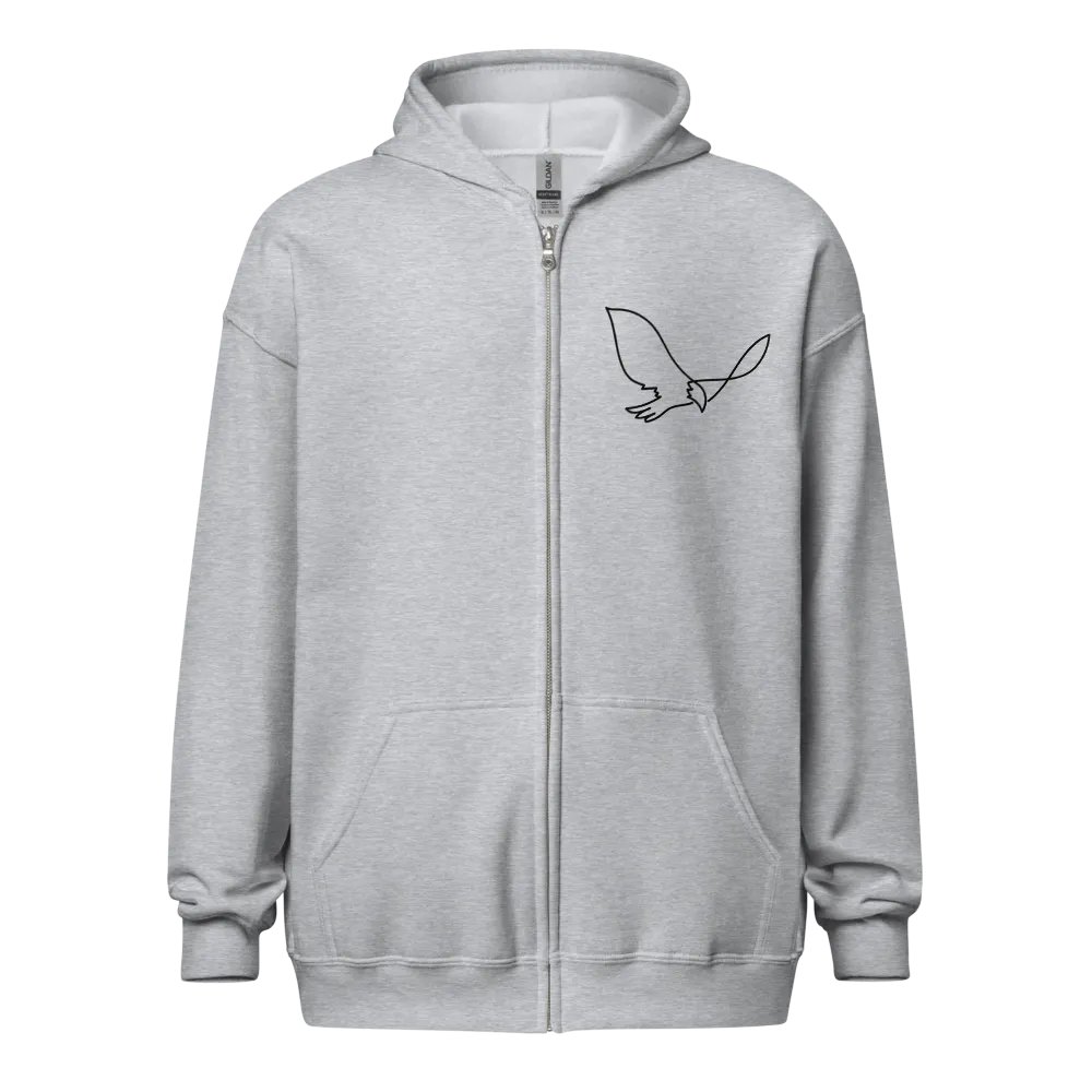 Gildan Unisex Heavy Blend Zip Hoodie product image (1)