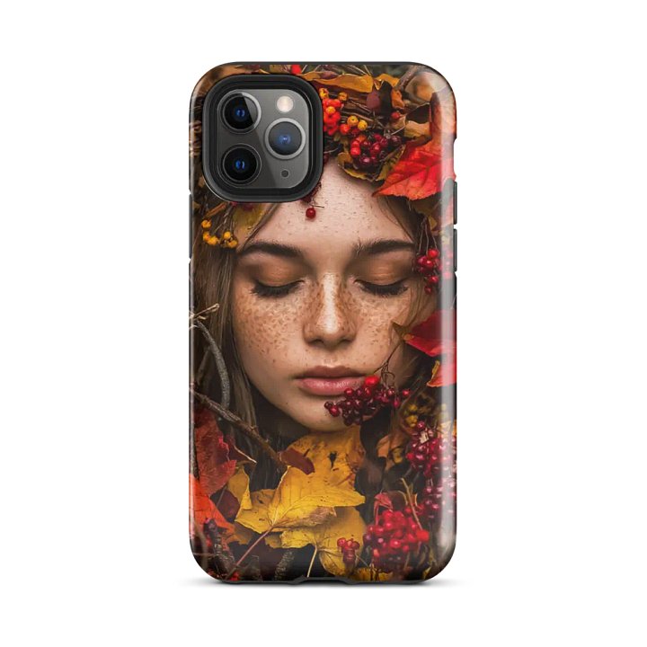 Autumnal Reverie - A Mesmerizing Portrait Of A Woman iPhone Case product image (25)