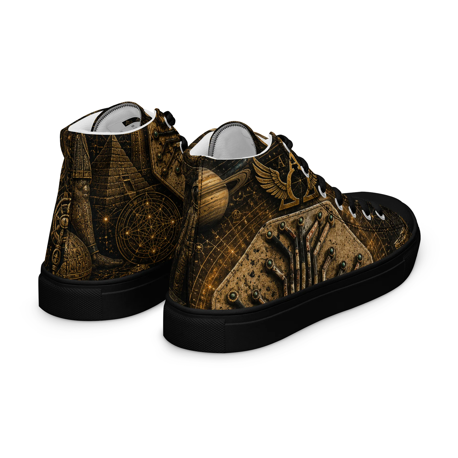 Aliencarving's Alpha and Omega Mens High-Tops product image (7)