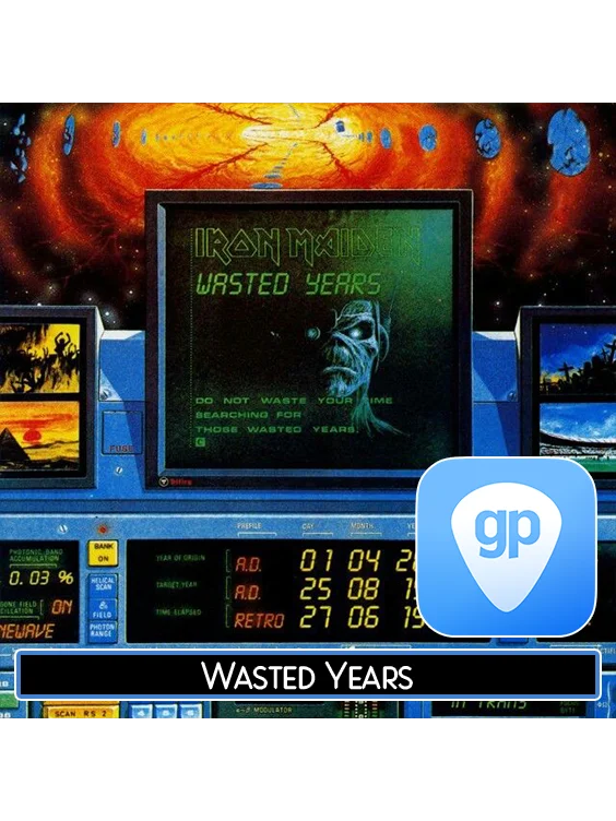 Wasted Years | PDF Tab + Guitar Pro | Iron Maiden product image (1)
