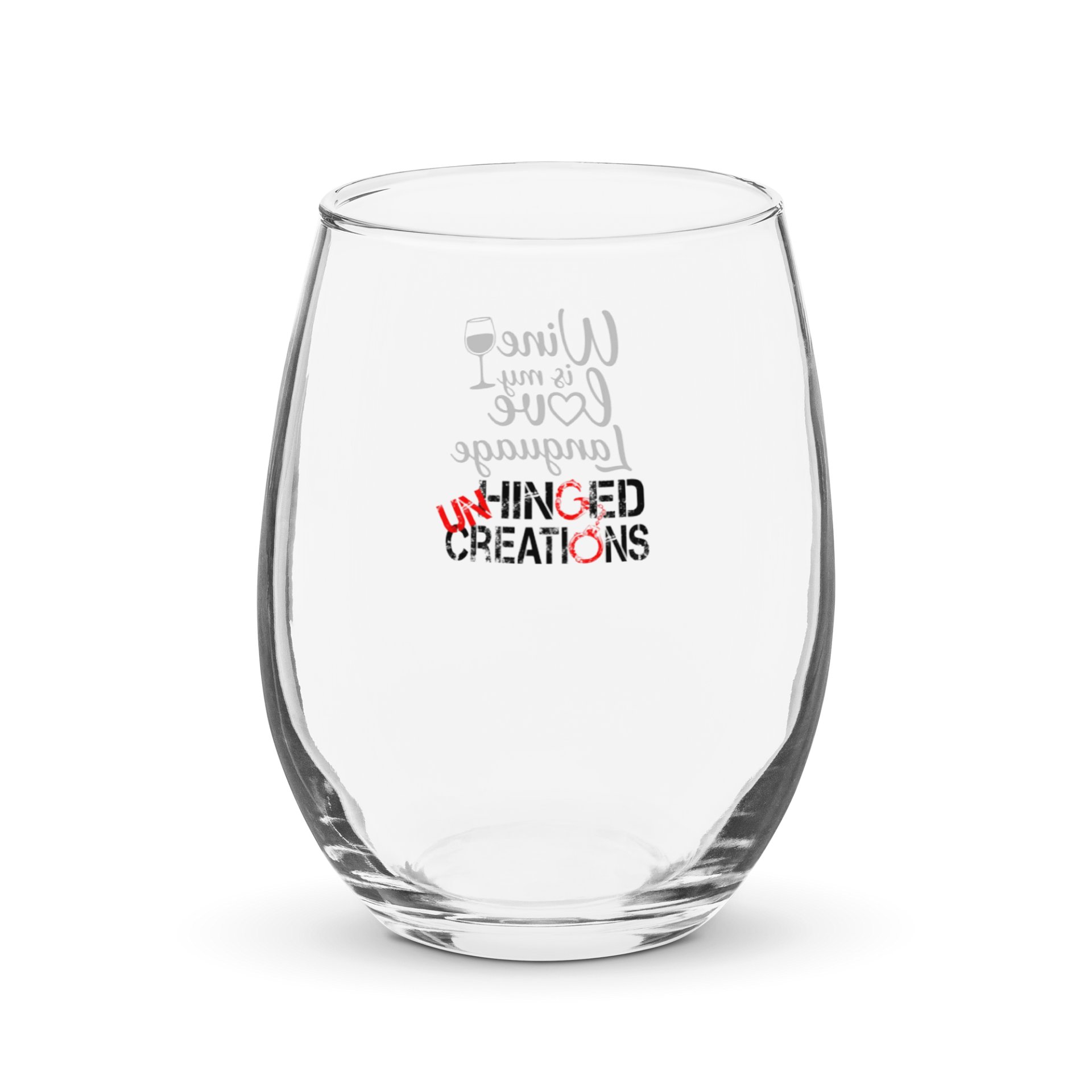 Wine is My Love Language Wine Glass product image (2)