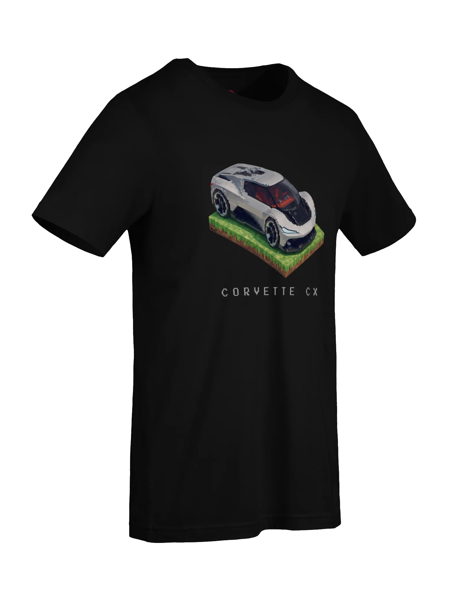 Silver Corvette CX Concept Shirt (Pixel, Retro, Minecraft) product image (73)