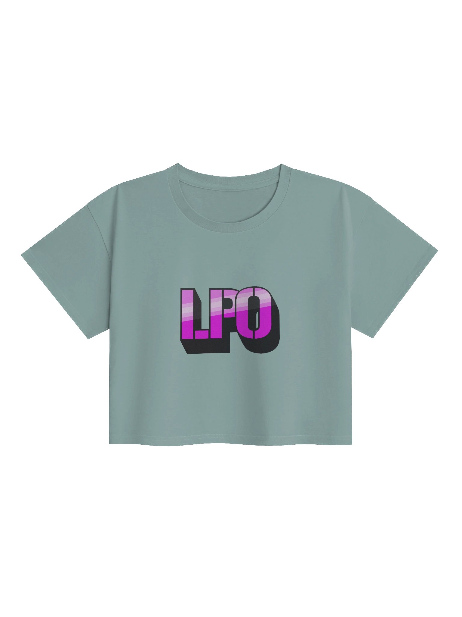 Glossy Pink LPO Women's Crop Top product image (4)