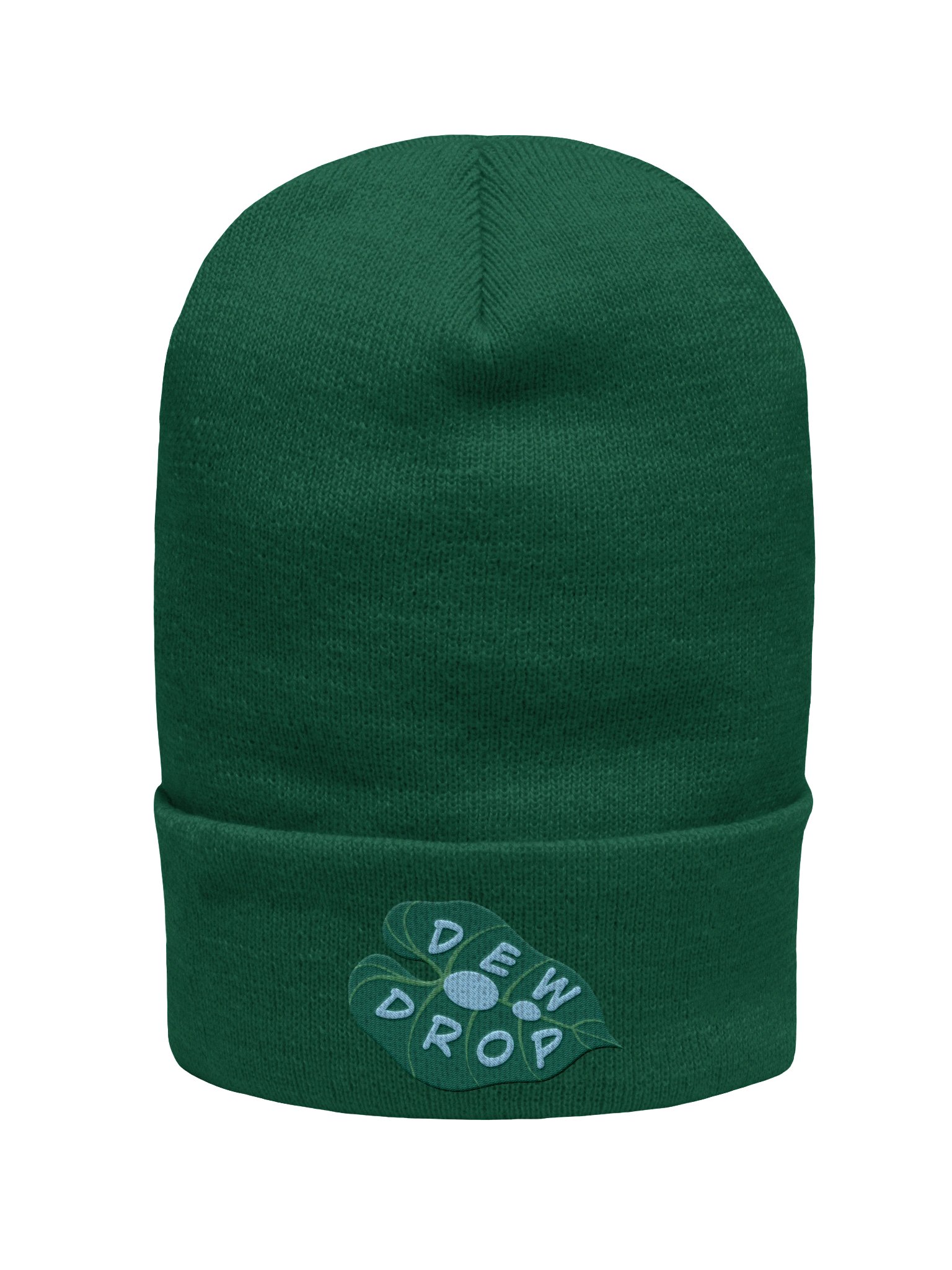 Dew Drop on a Leaf Beanie product image (1)