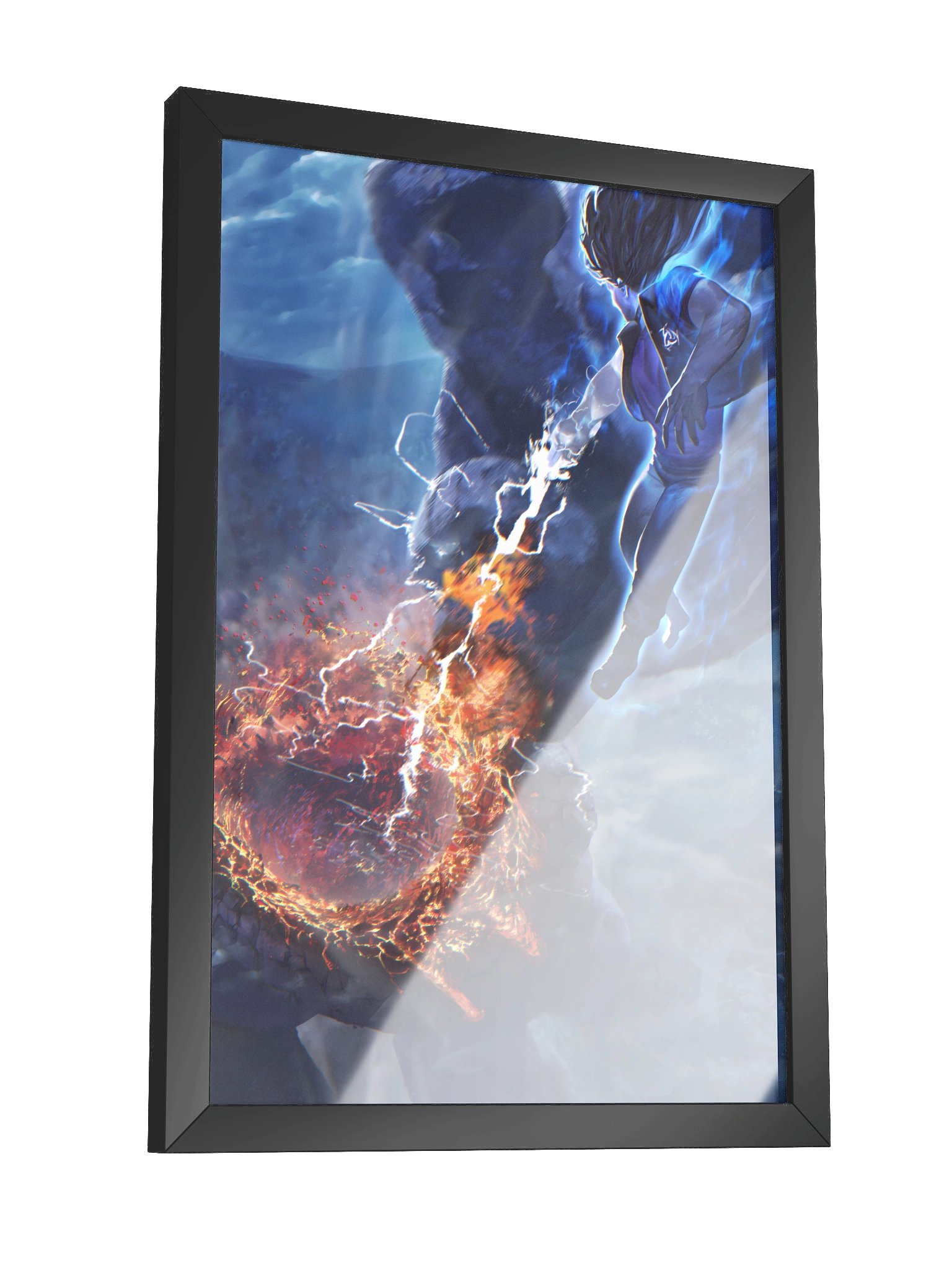 Crushing Stone - Portrait - Framed High-Quality Matte Poster product image (3)