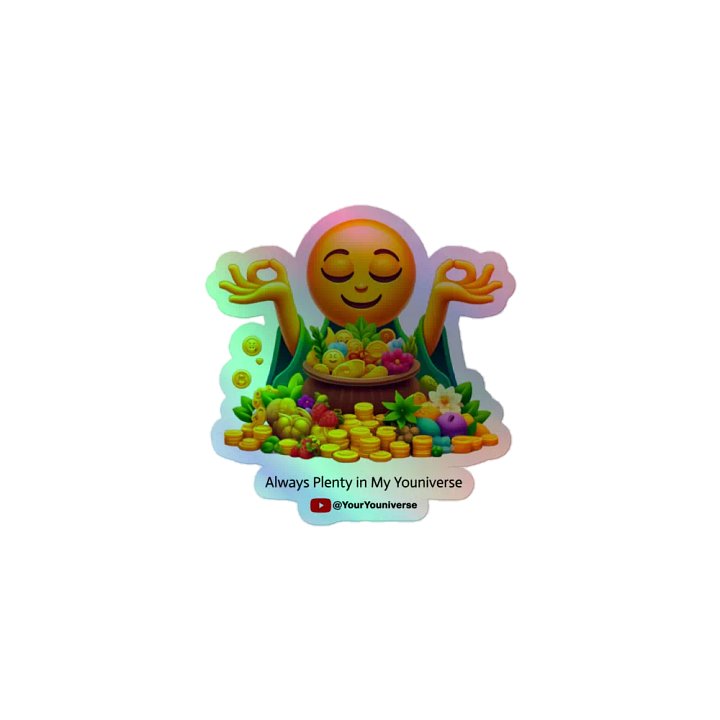 Always Plenty in My Youniverse Holographic Sticker Sheet product image (1)