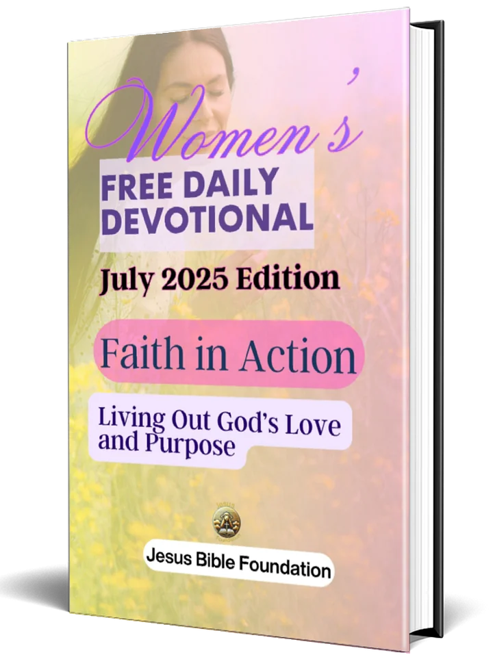 Women’s FREE DAILY DEVOTIONAL July 2025 Edition: Faith in Action: Living Out God’s Love and Purpose product image (1)