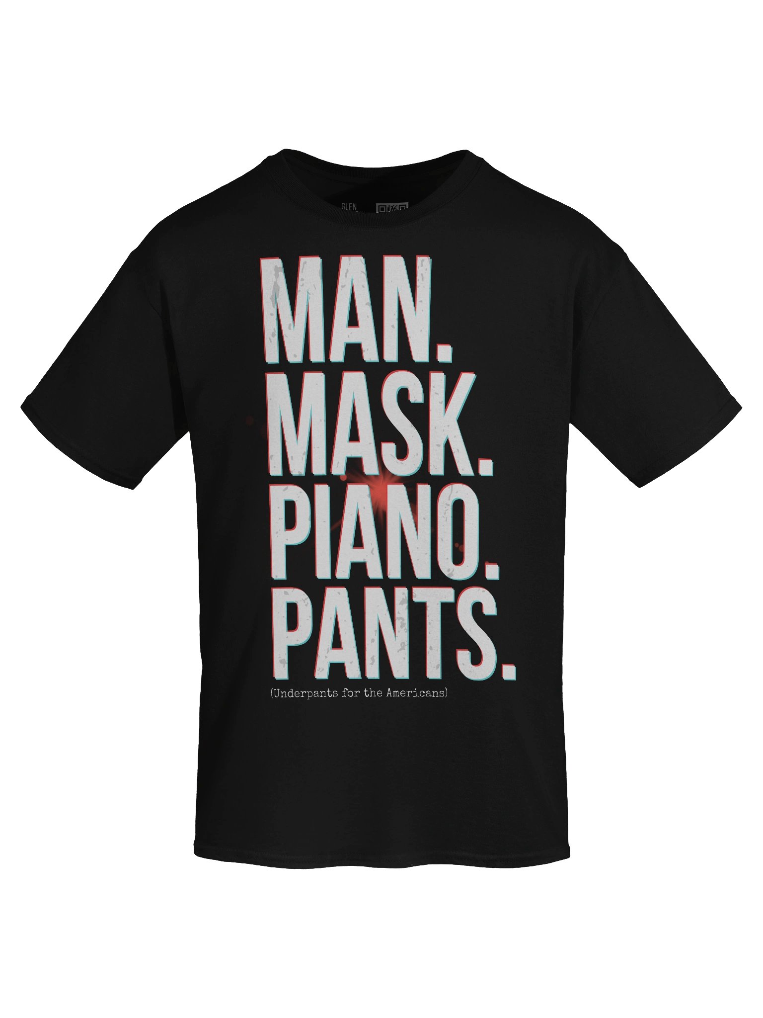*BRAND NEW* Man. Mask. Piano. Pants. T-shirt (version 1) product image (5)