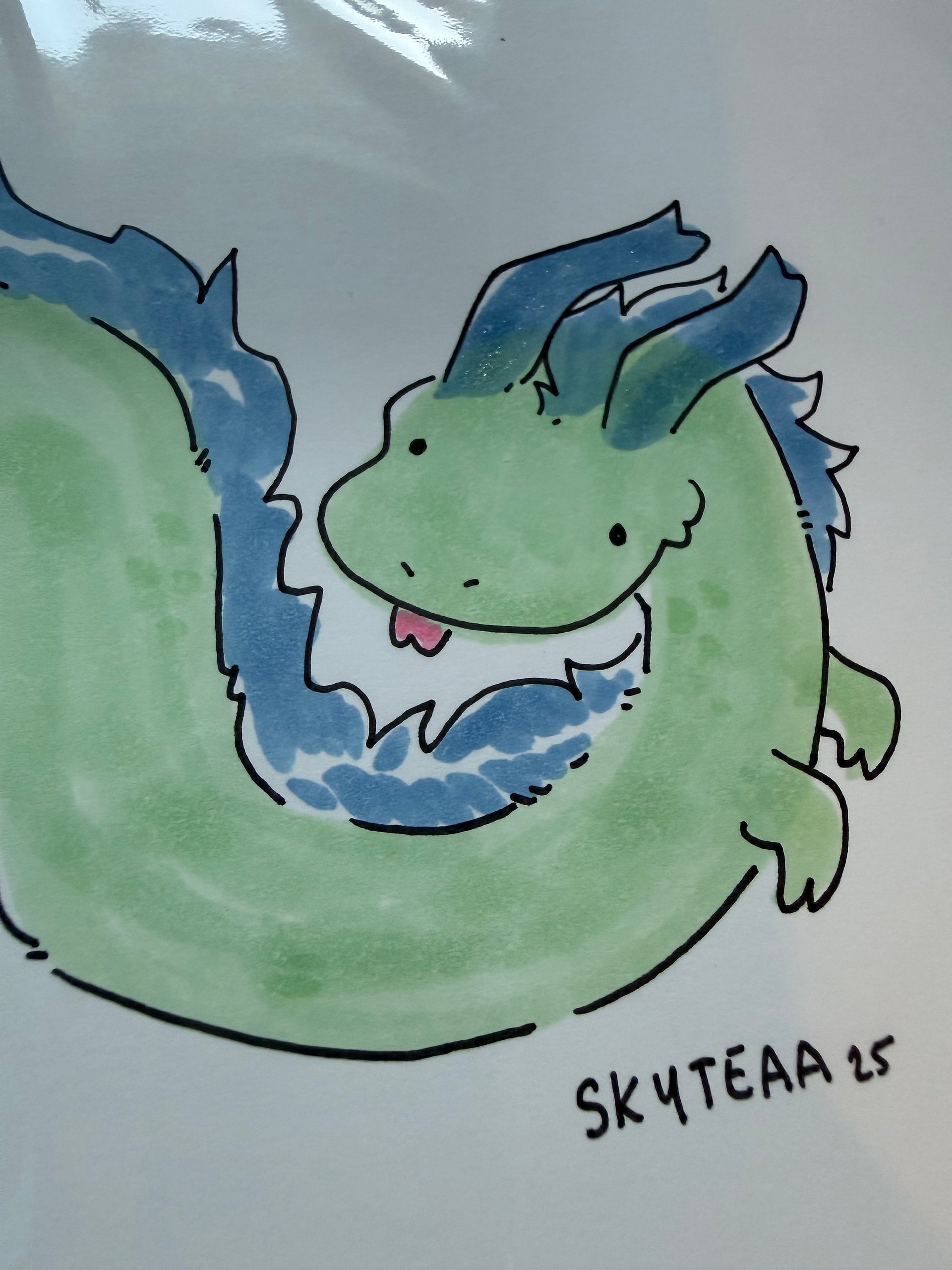 Noodle Dragon Original Artwork product image (1)