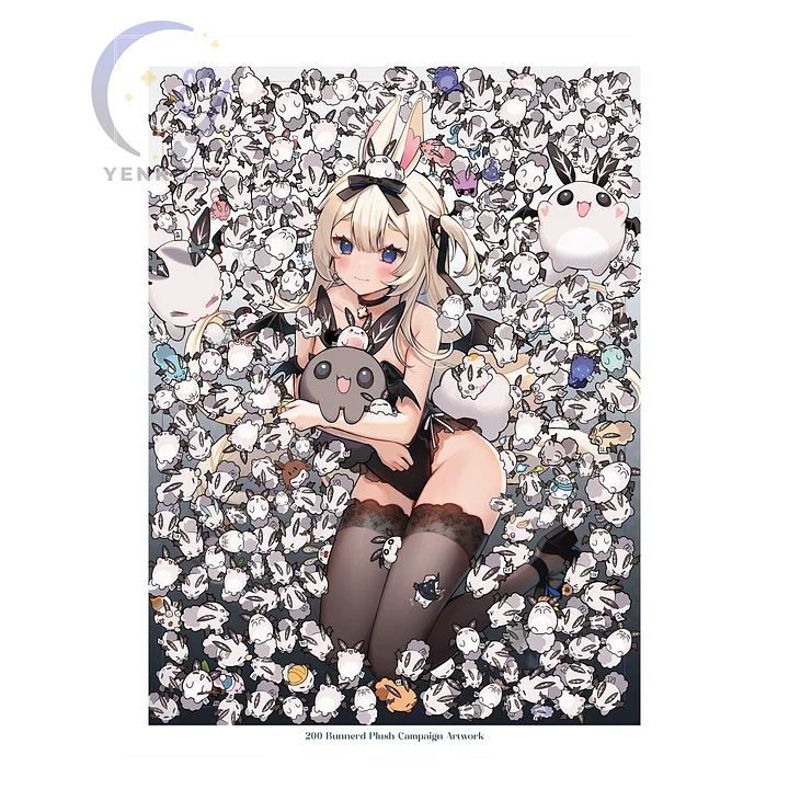 Bunnerd Plush Print product image (1)