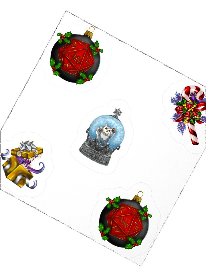 Fantasy inspired Christmas Sticker Sheet product image (2)