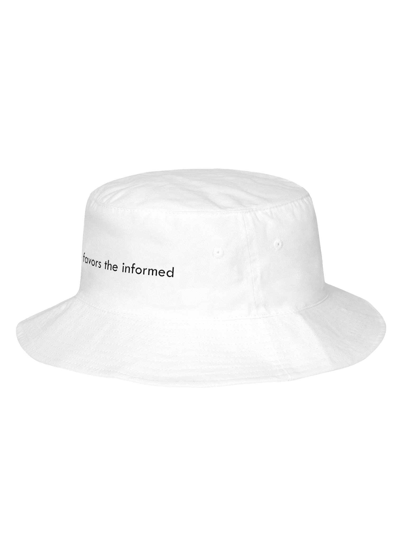 informed.now Flexfit Bucket Hat (White) product image (2)