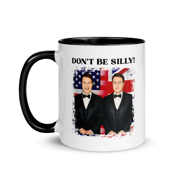 Don't Be Silly! Tuxedo Two-Tone Ceramic Mug product image (1)