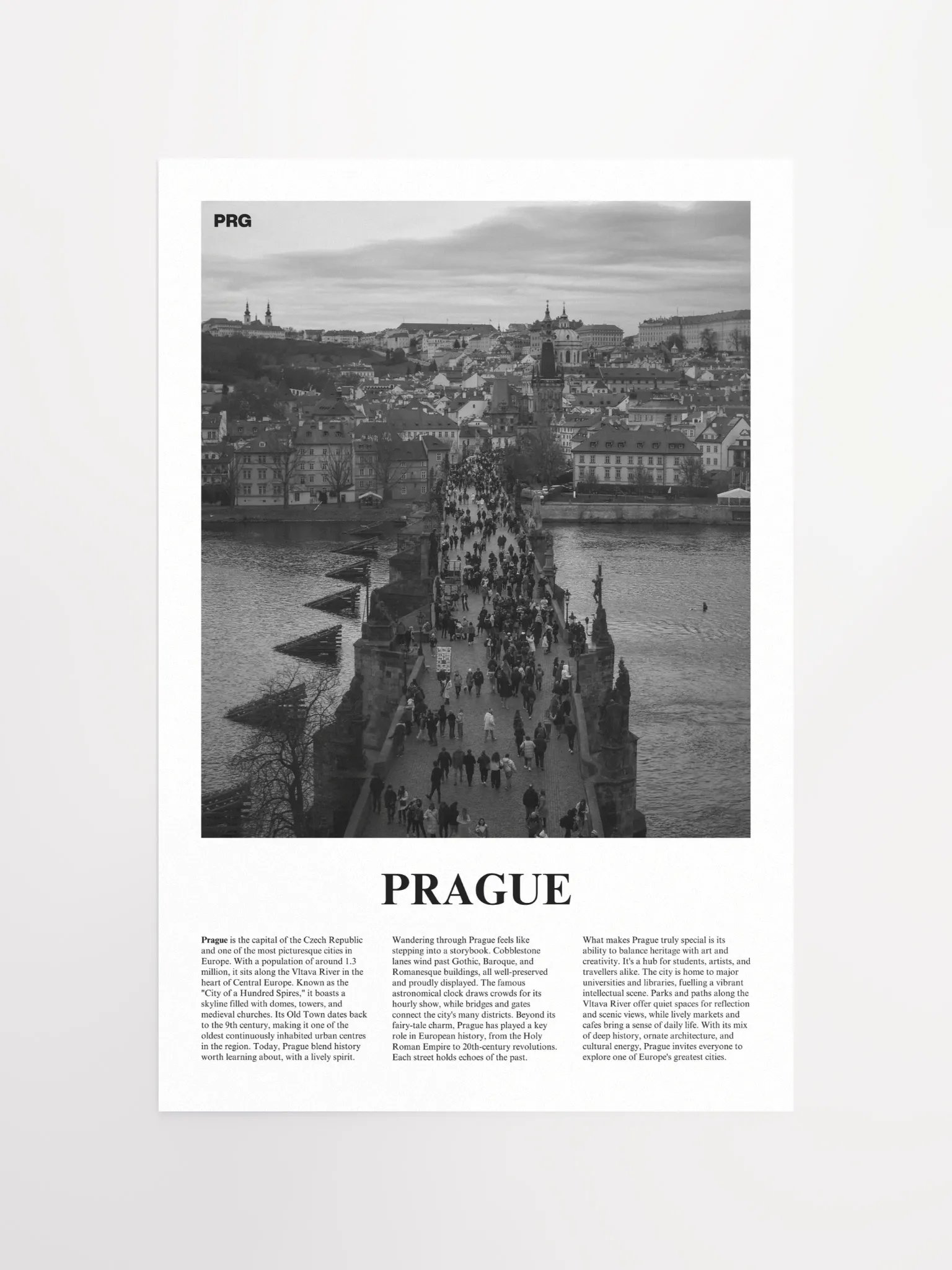 Prague 03 Newspaper Poster product image (5)