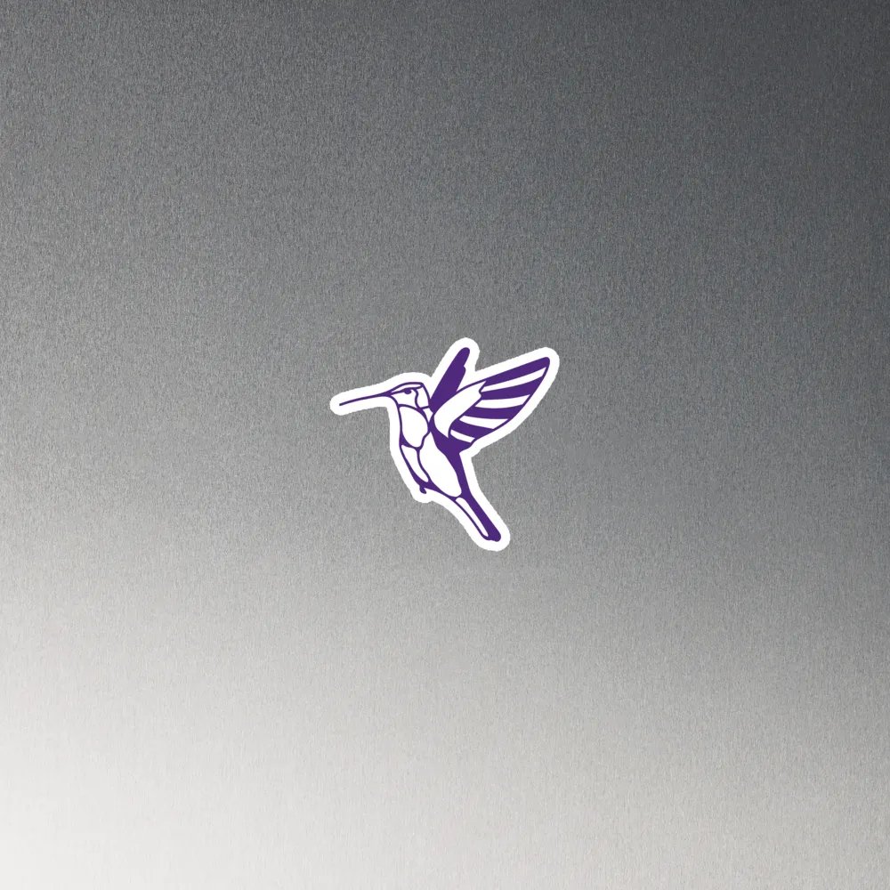 Elegant Hummingbird Die-Cut Magnet product image (4)