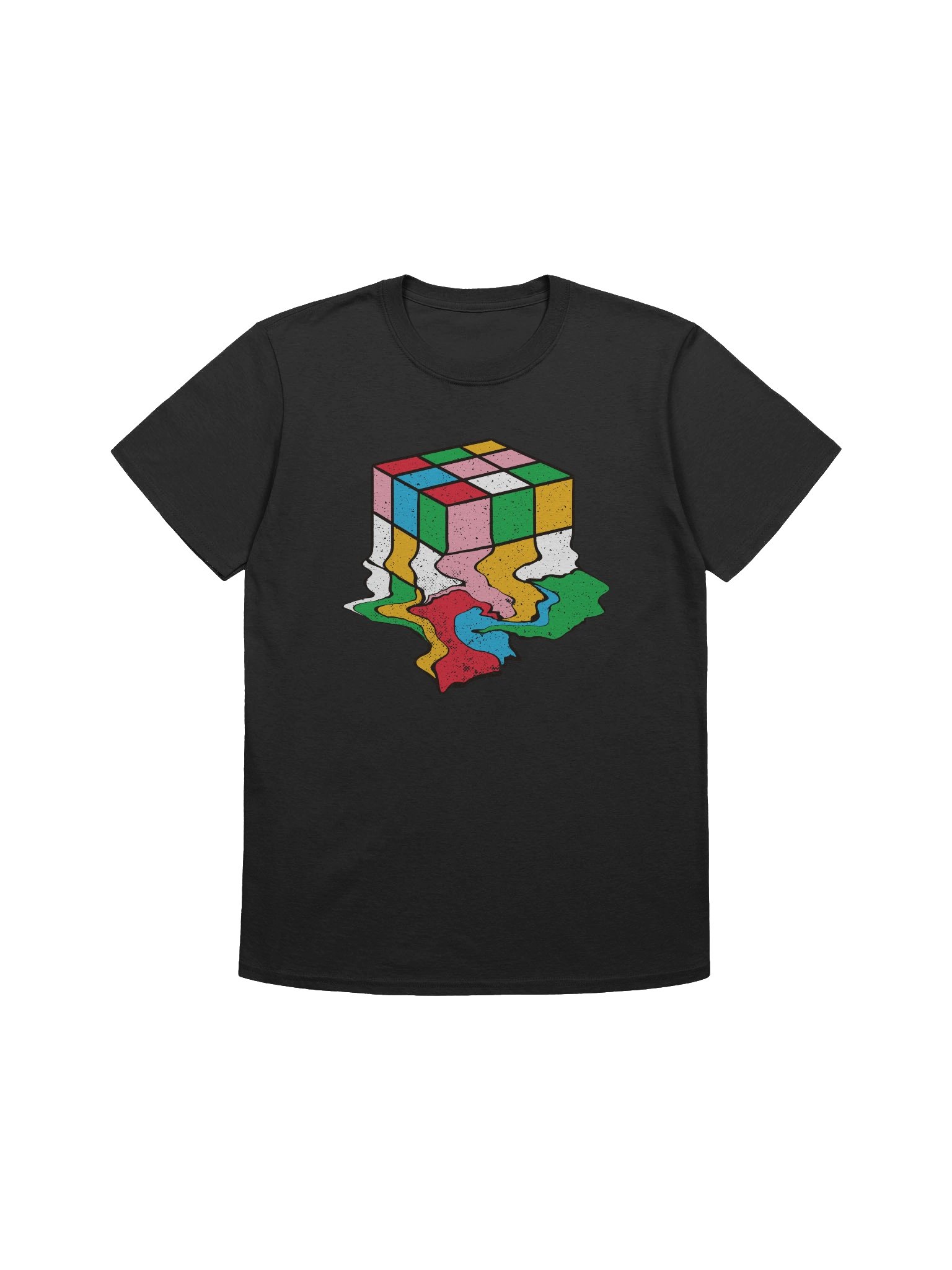 Melting Cube Drip T-Shirt product image (8)