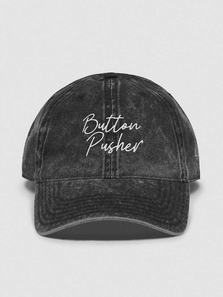 Button Pusher Dad cap washed product image (1)