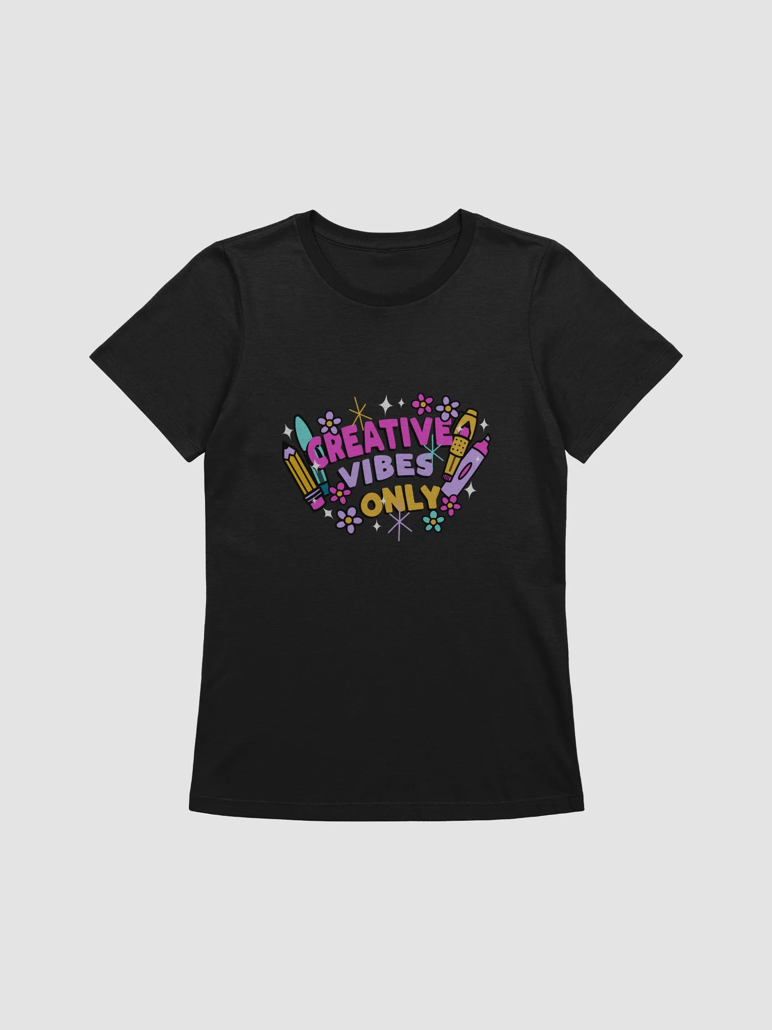 Creative Vibes Only Women's Relaxed Fit T-Shirt product image (4)