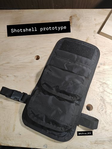 SG style drop leg pouch, I got to use up one of my older panels. I'm really happy with how crisp the holders themselves are, ...