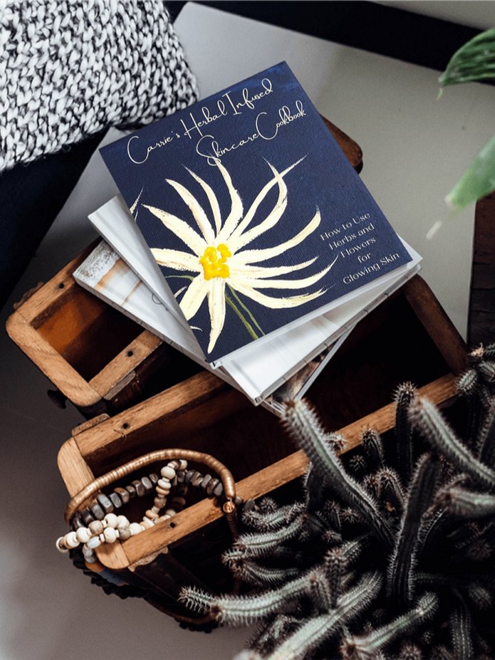 Carrie's Herbal Infused Skincare Cookbook: How to Use Herbs and Flowers for Glowing Skin product image (1)