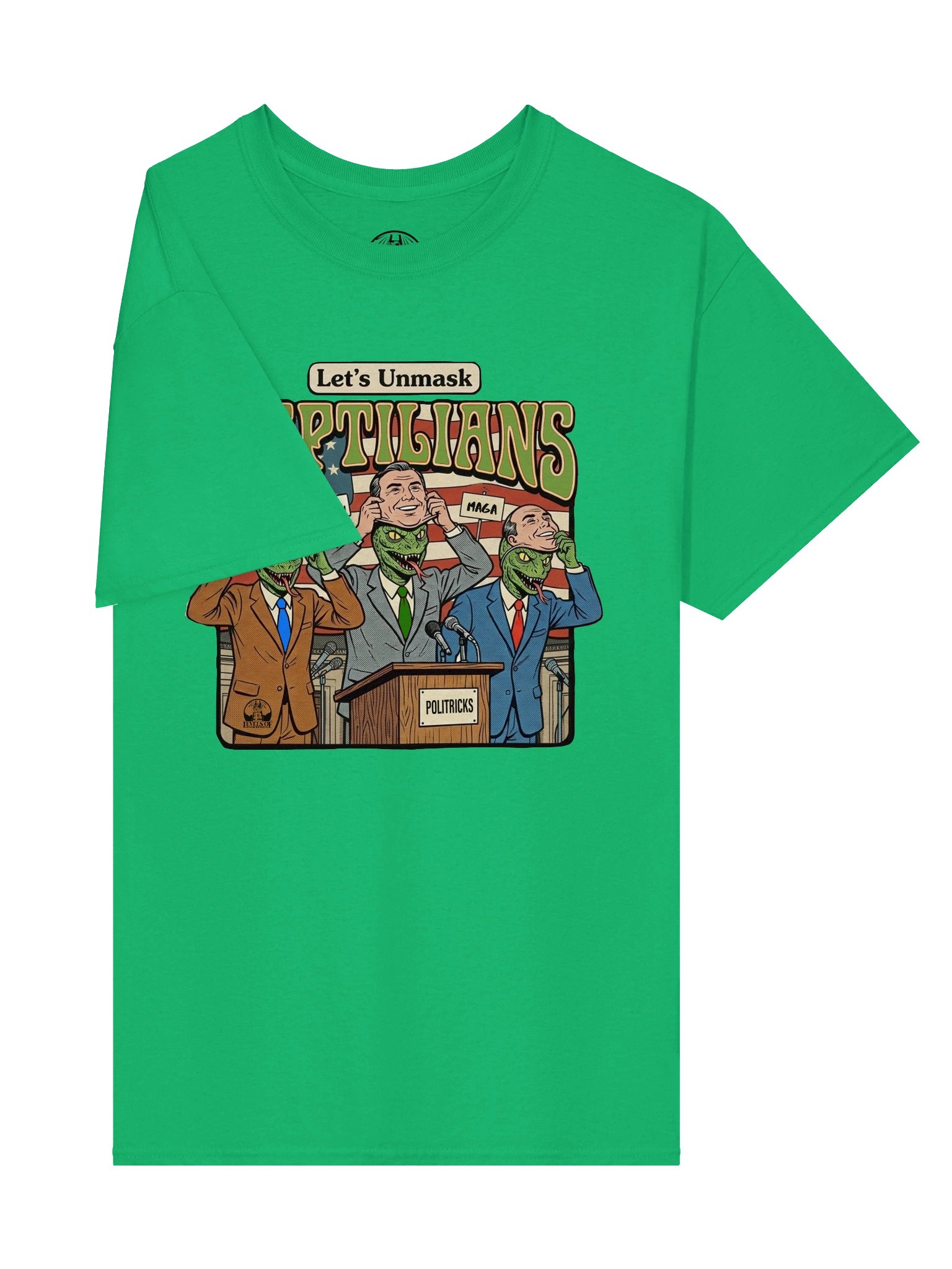 "Let's Unmask Reptilians" Tee product image (35)