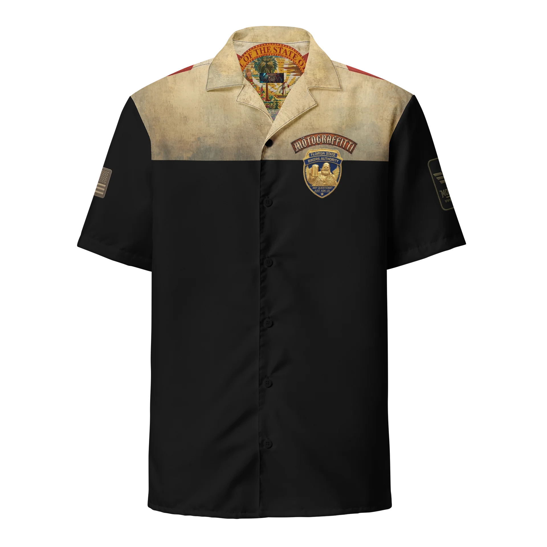 MötoGraffitti "Florida State Bikers Authority" Club Shirt product image (1)