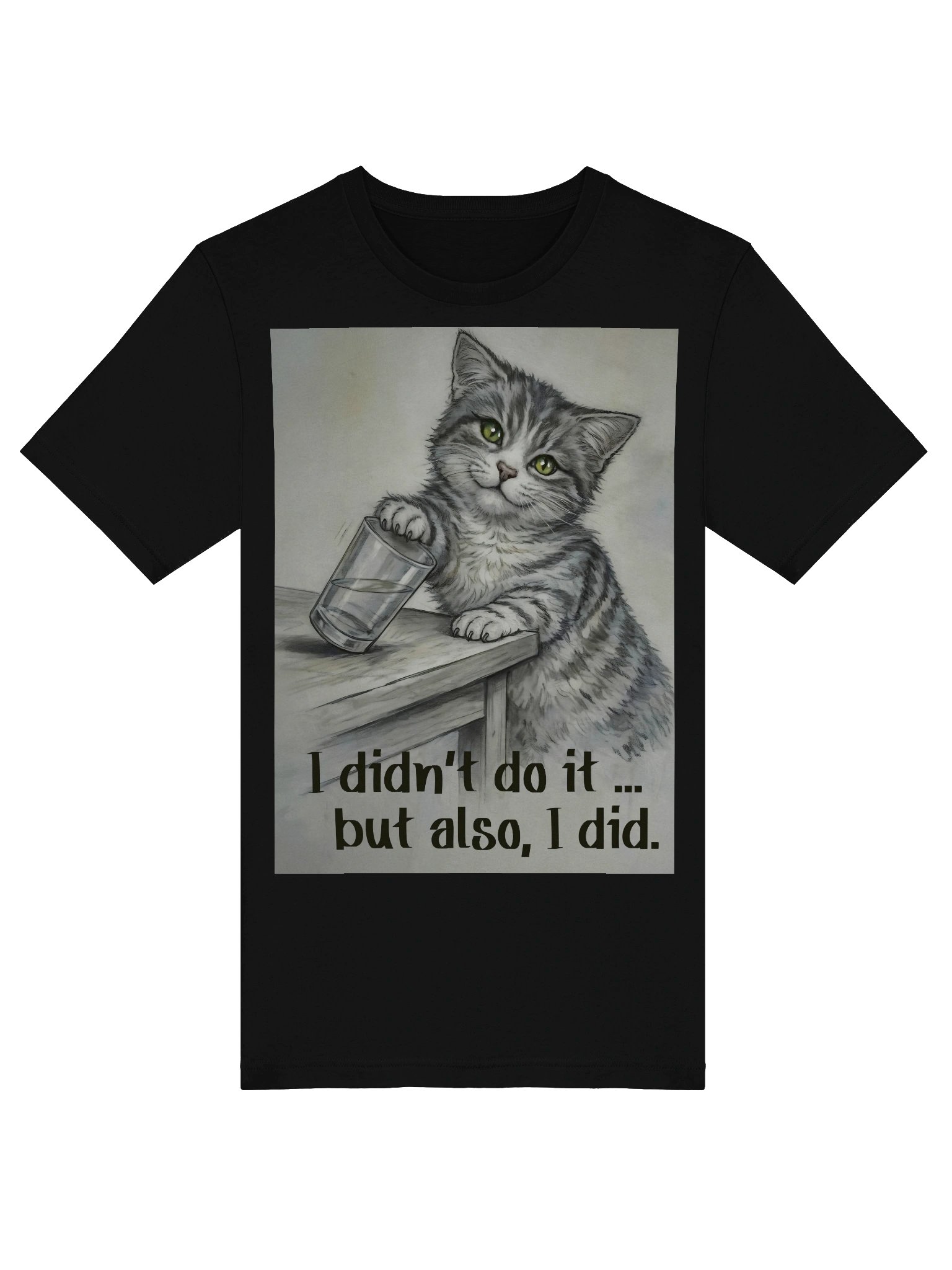 I Didn’t Do It Cat Shirt product image (6)