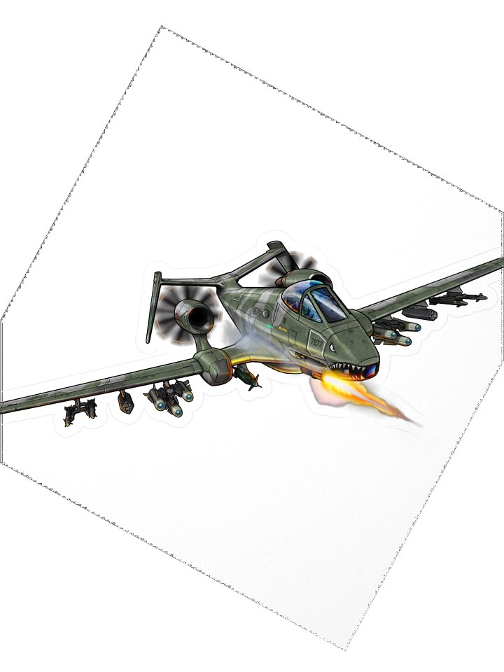 Brawler - Green Camo (5.5 inch Sticker) product image (2)