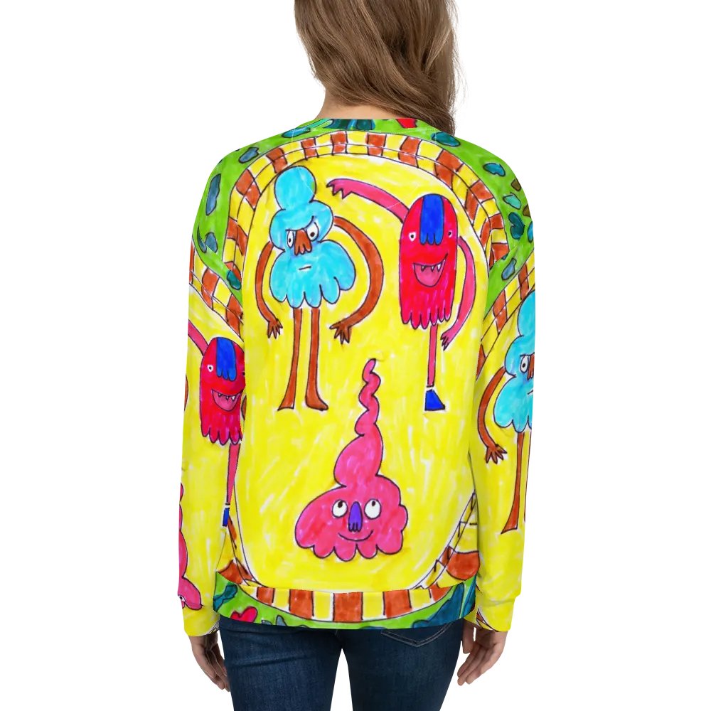 Abstract Doodle Folk Unisex Sweatshirt product image (11)