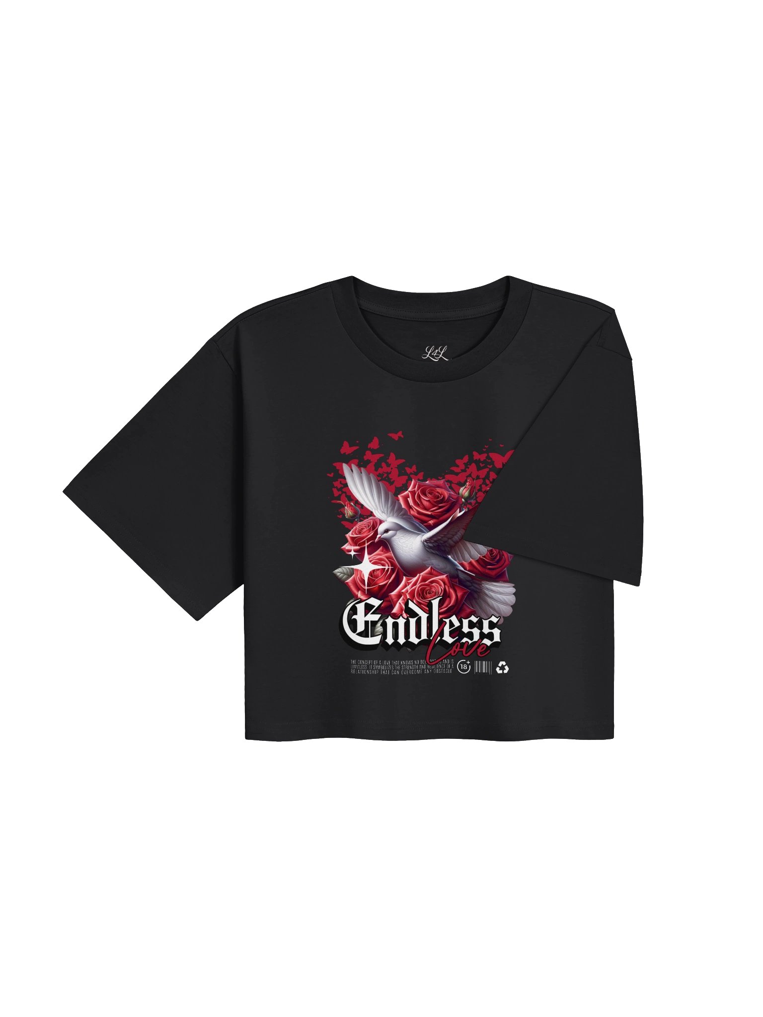 L4L Legacy Apparel "Endless Love" Cropped Tee product image (4)