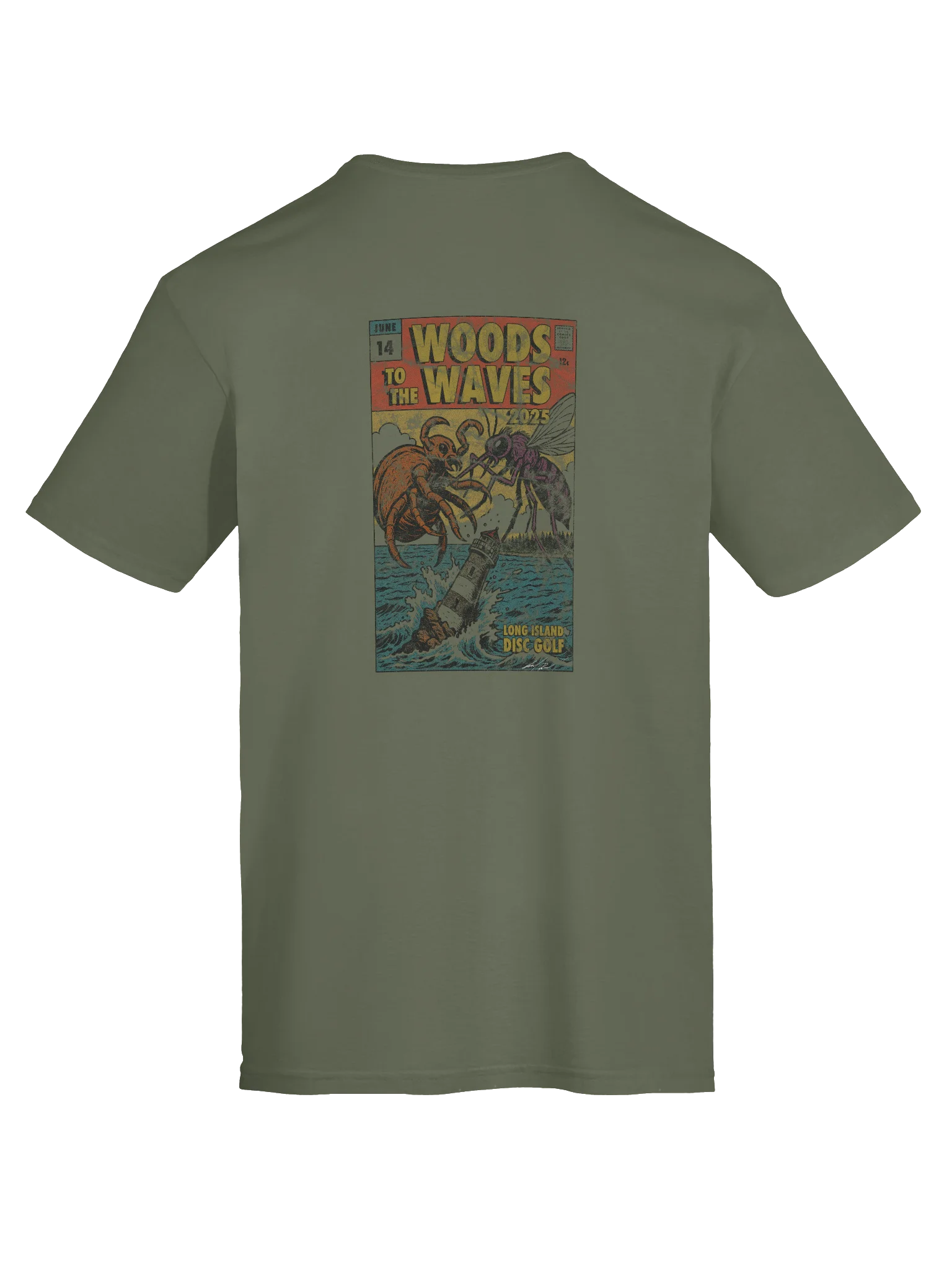 Woods to Waves 2025 –Tournament Stamp Shirt product image (8)